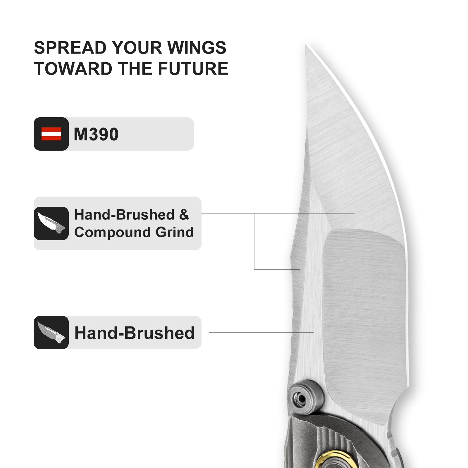 SILVERWING | M390 | Titanium | Limited | ZX-FK01A3 | KIZERX®