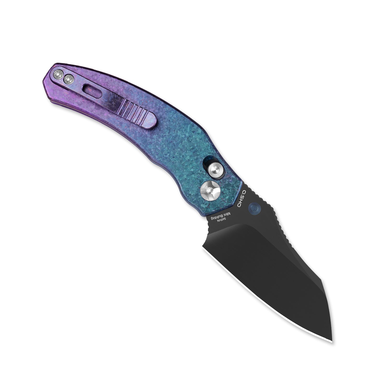 Mini Bulldog | S45VN | Titanium & Crystallized Titanium | Ki3672SA1