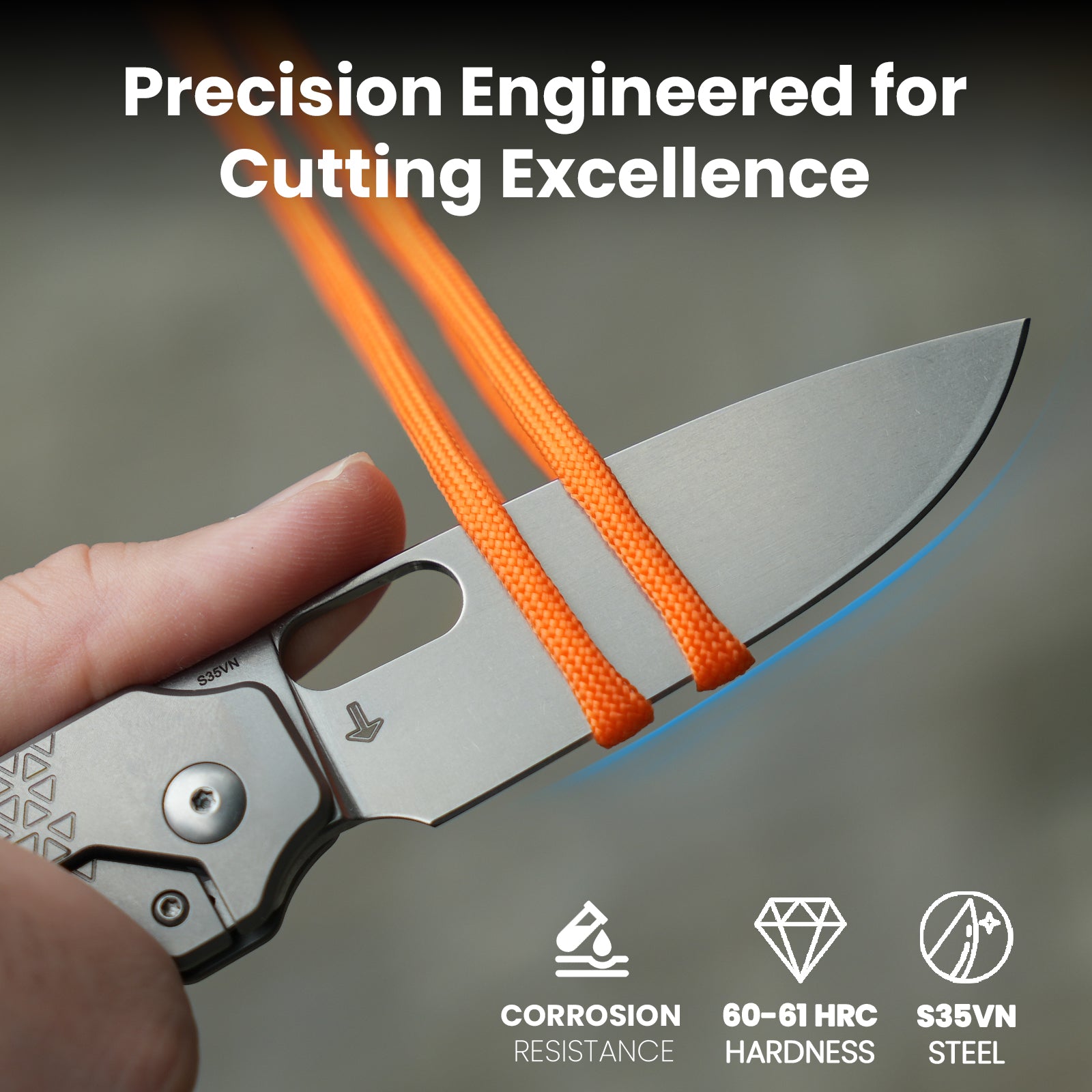 Varatas | S35VN | Titanium | Ki3637A1