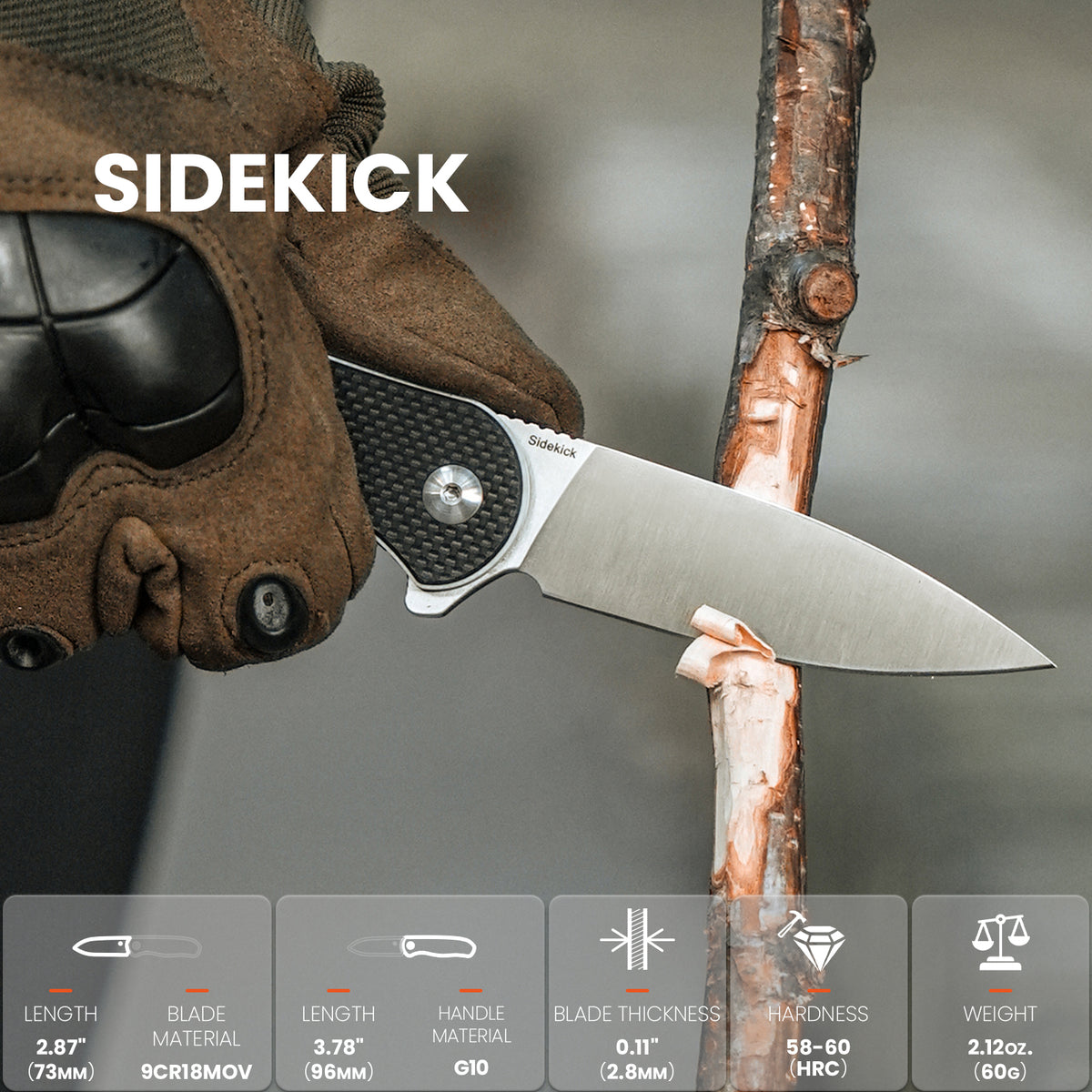 Sidekick | 9Cr18MoV | G10 | L3006A1