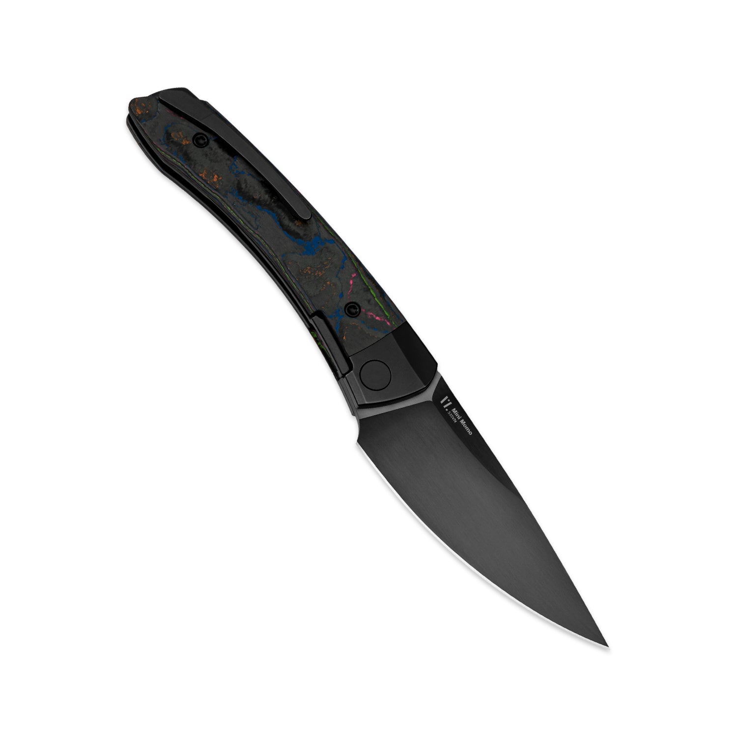 Mini MoMo | S35VN | Titanium+Camo Carbon 80‘s | Ki3663A2
