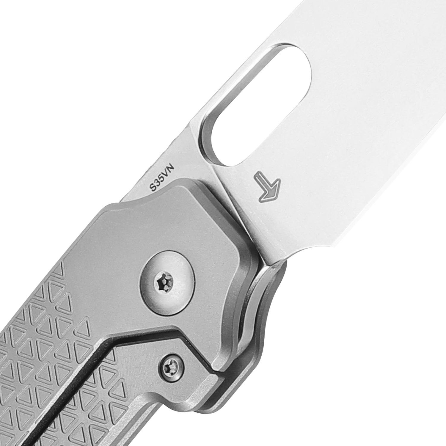 Varatas 3.27 inch S35VN Blade Titanium Handle Ki3637A1-Kizer