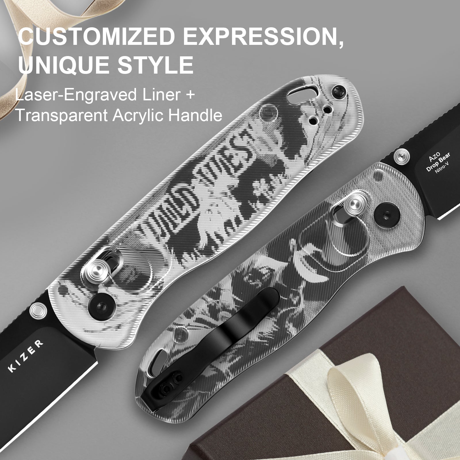 Drop Bear® | Kizer Clutch Lock™ | Nitro-V | Acrylic | KizerV™ 3619A15