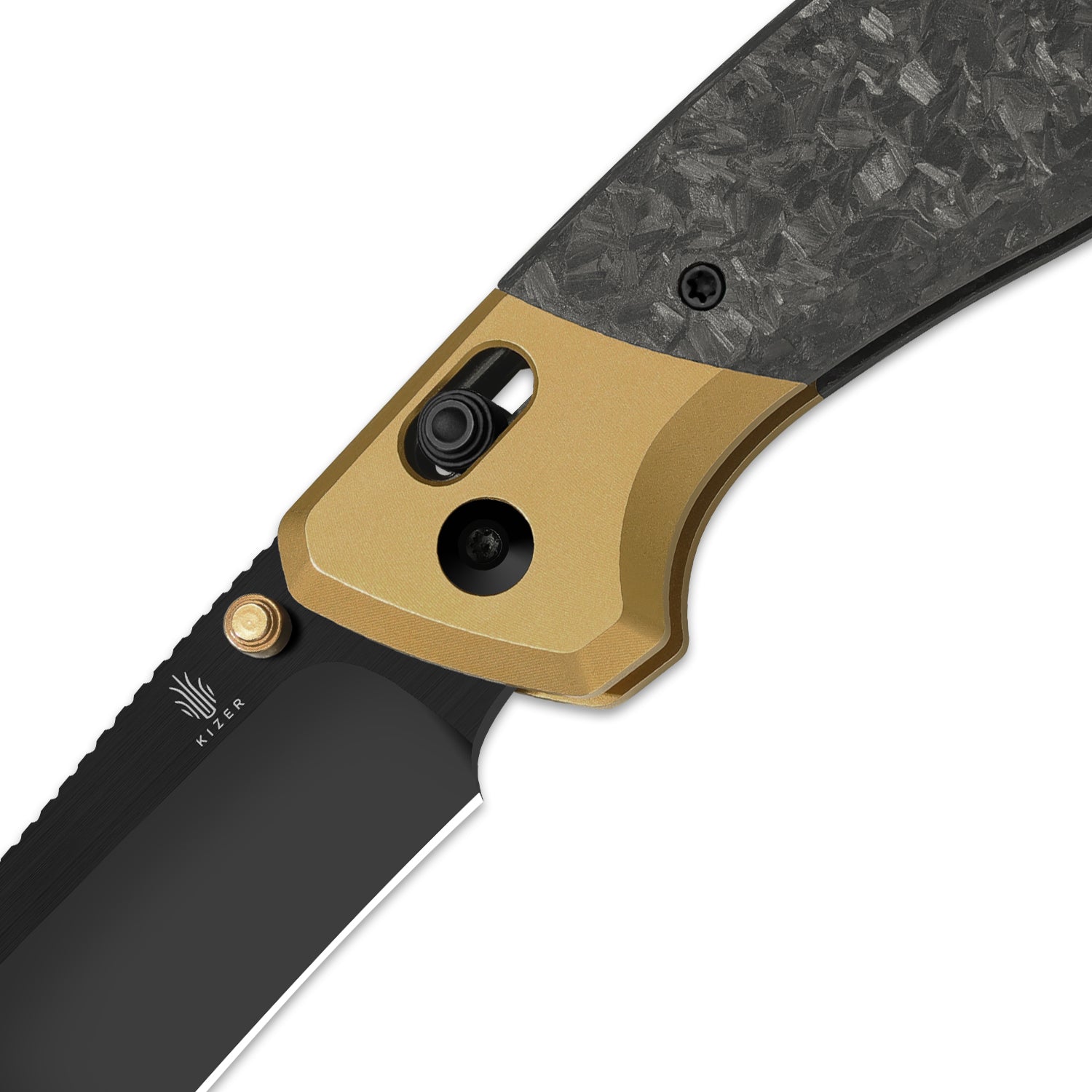Staffi 3.3 Inch S45VN Titanium & Carbon Fiber Ki3695A1-Kizer