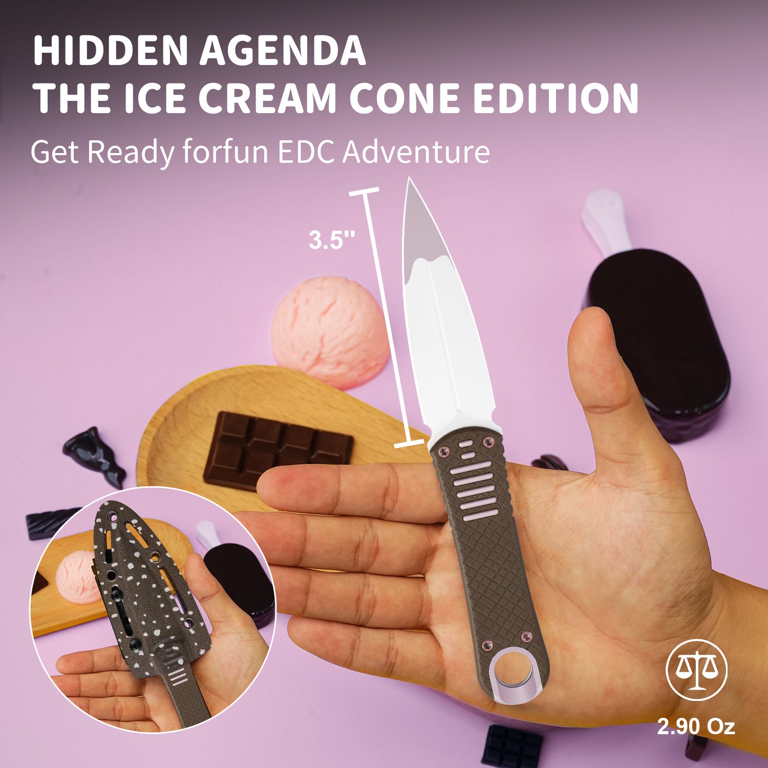 Hidden Agenda | AEB-L | G10 & Aluminum | 1083A4