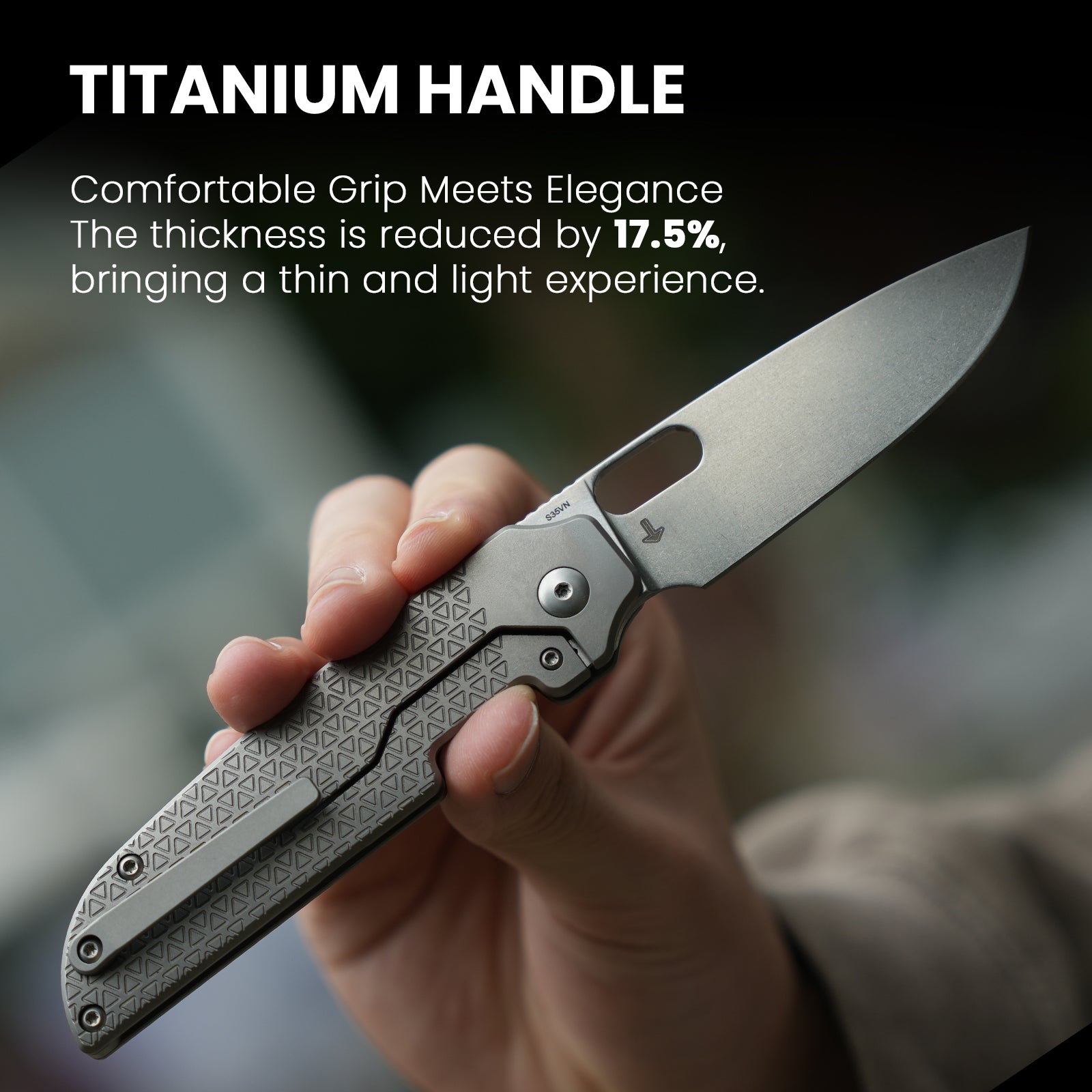 Varatas | S35VN | Titanium | Ki3637A1