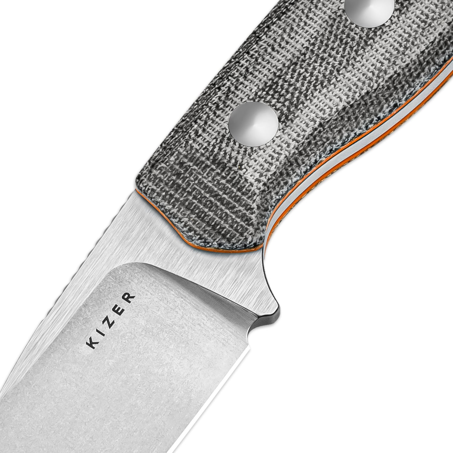 Beaver | Nitro-V | Micarta+ Orange G10 | KizerV™ 1078A2