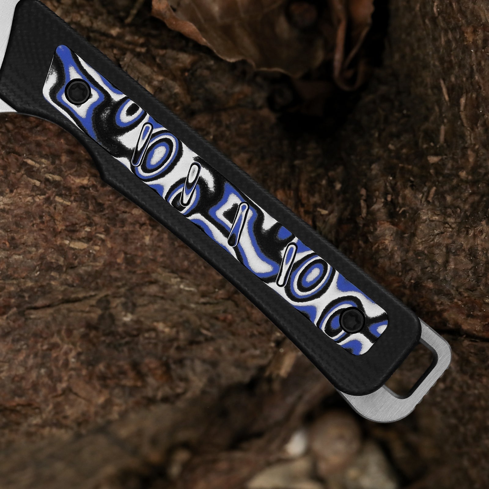 Whiskey Jack | Multiple Carry Options | Vortex Pattern Micarta | Skele