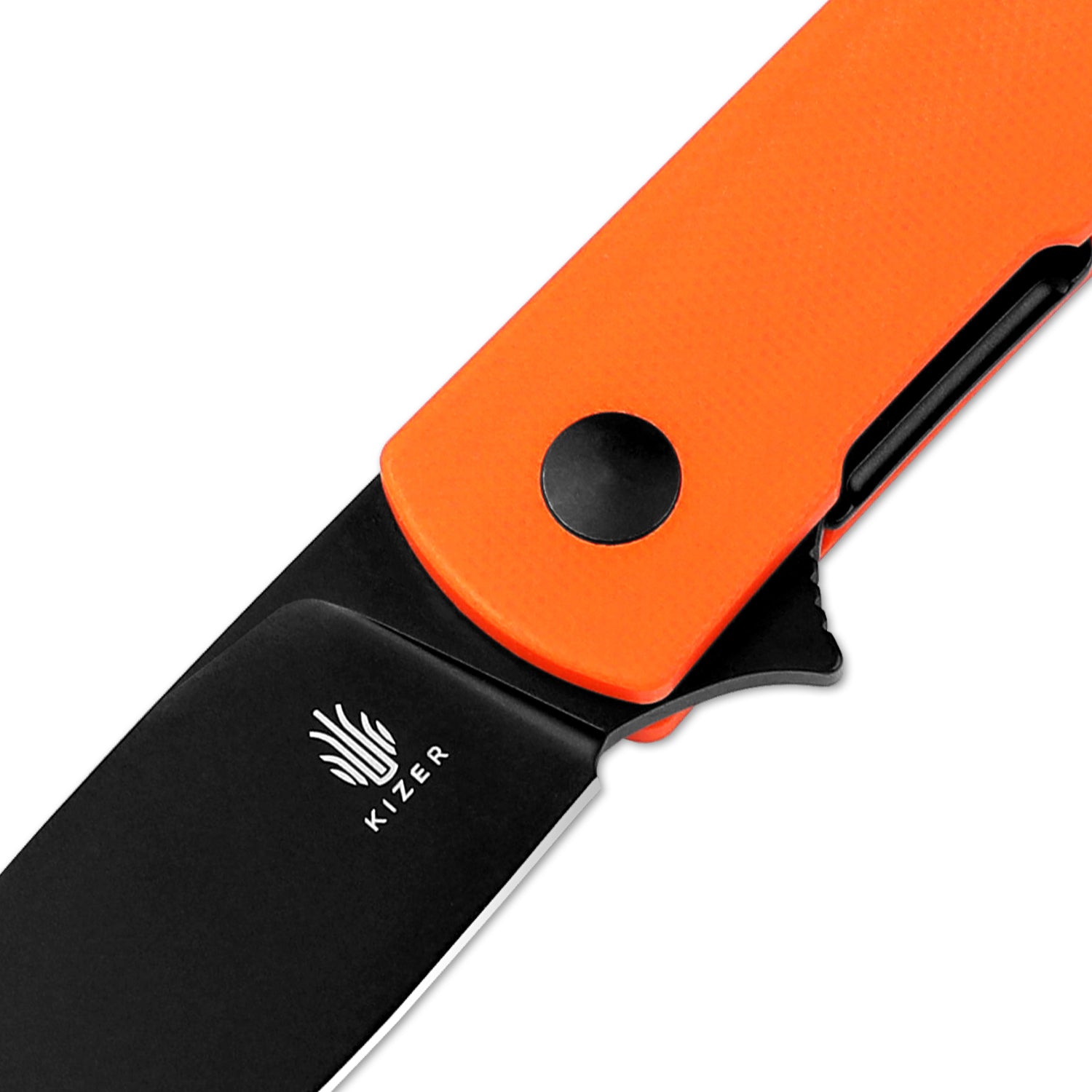 Yorkie 2.58 inch NitroV Blade Orange G10 Handle V3525A2-Kizer