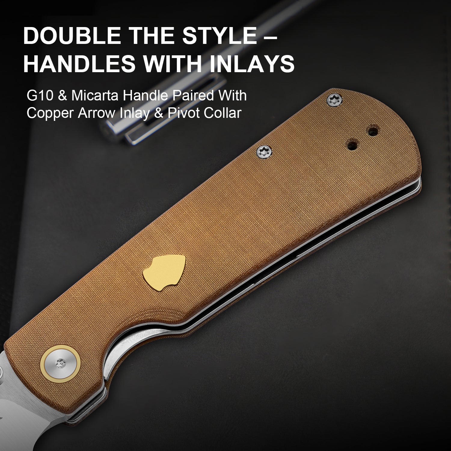 Retro | Nitro-V | Micarta & Brass | V4726A1