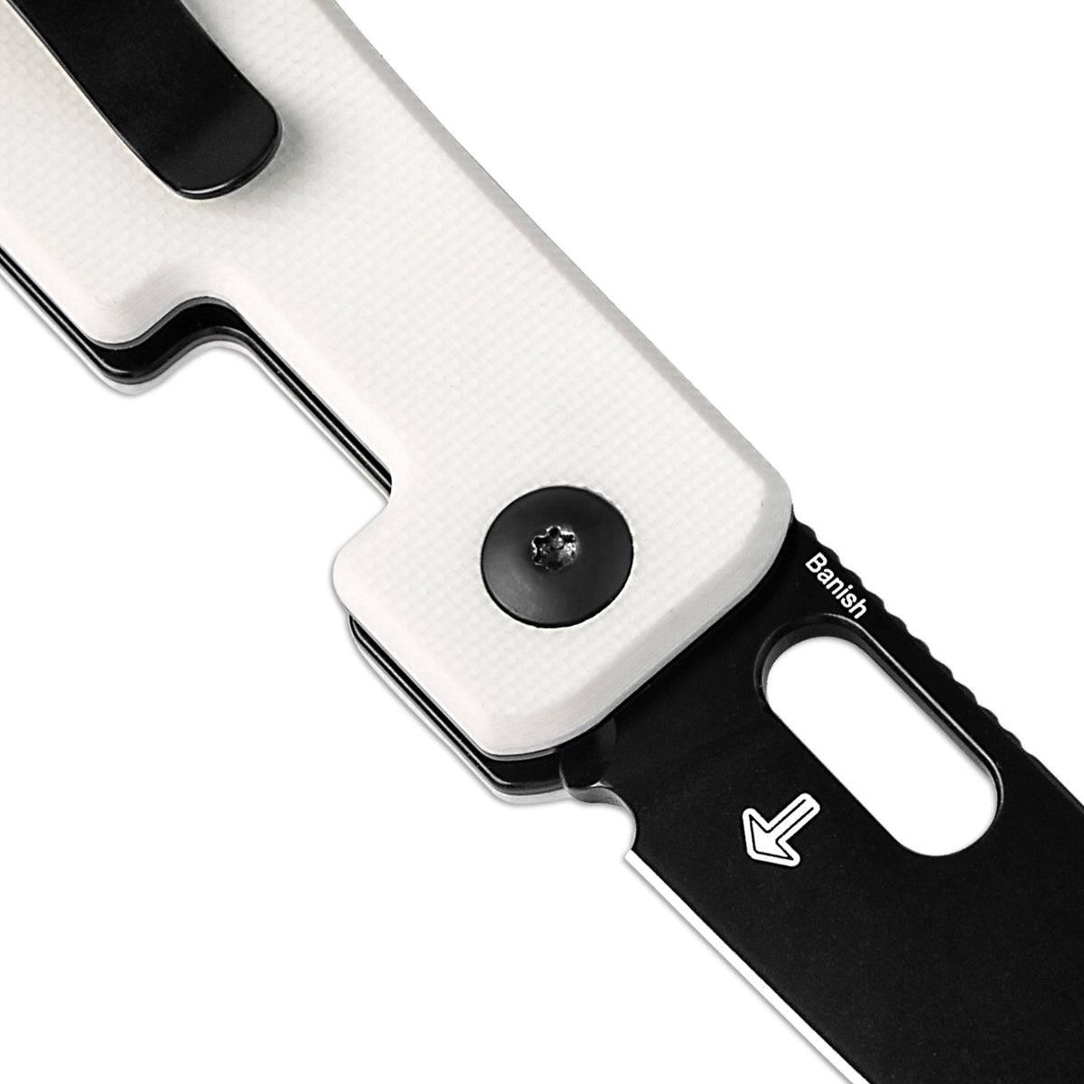 Banish | Nitro-V | White Textured G10 | V2676A3