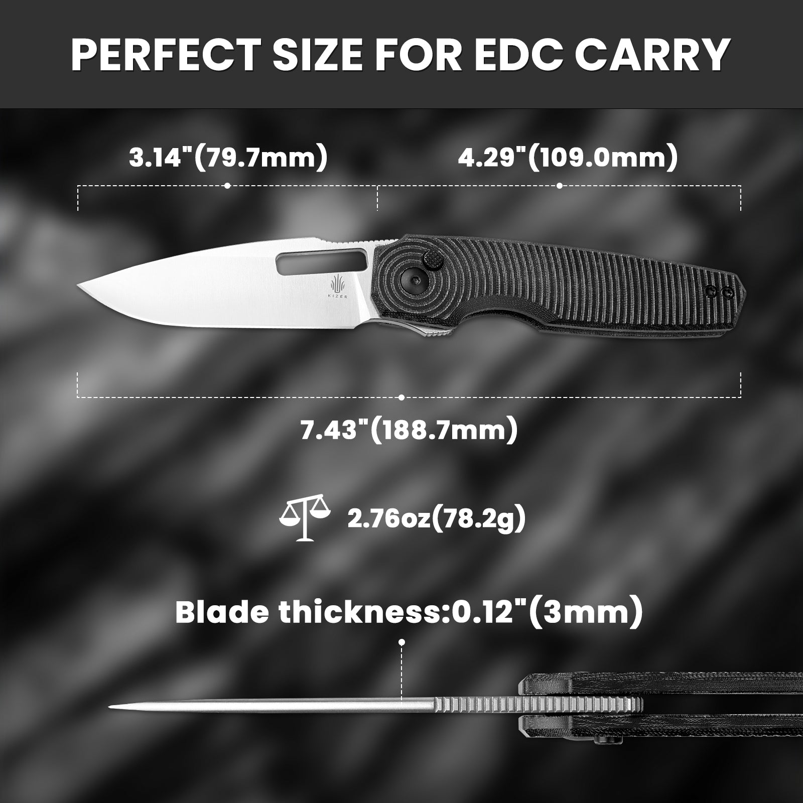 Dogfish | Nitro-V | Micarta | V3640A1