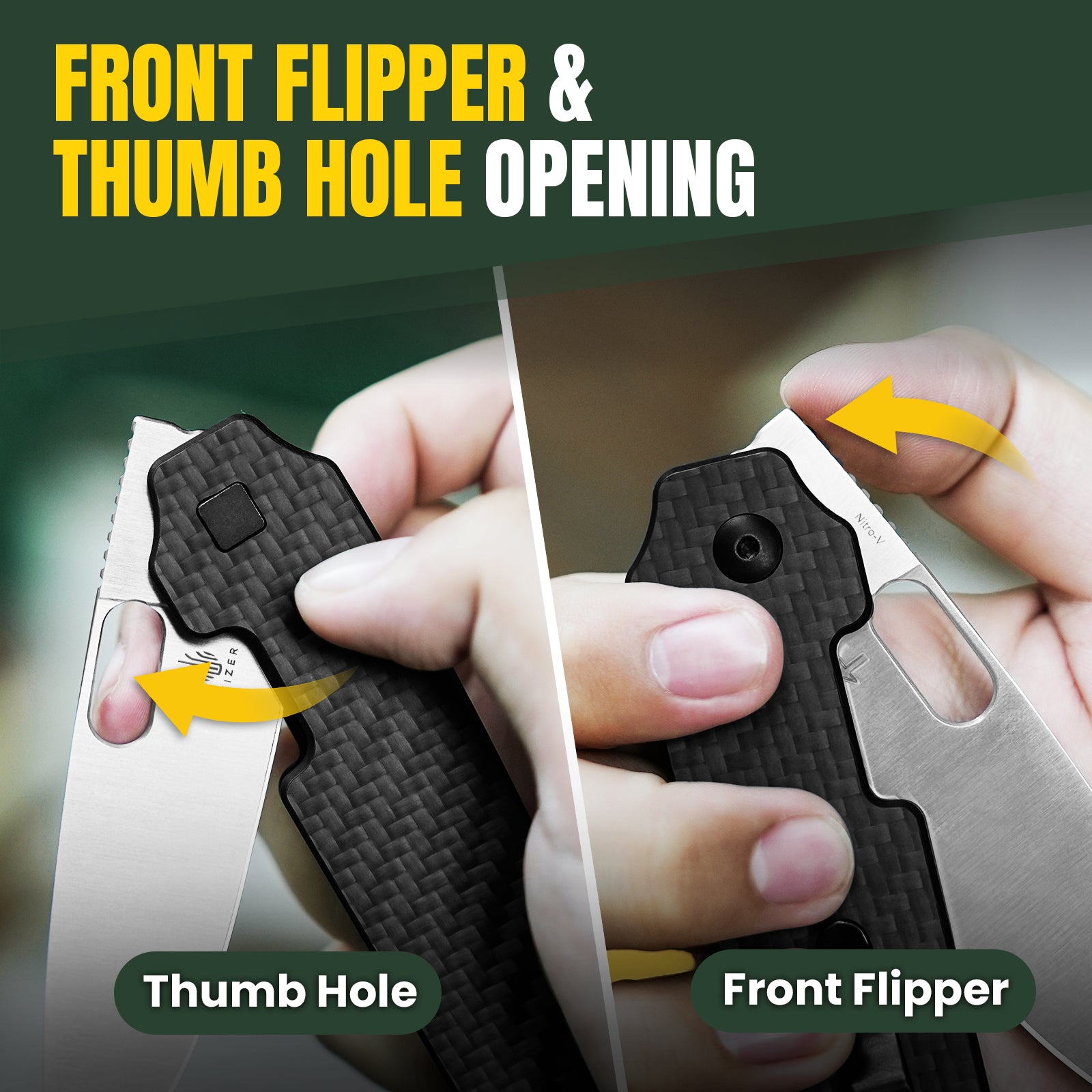 Varatas | Nitro-V | G10 Carbon Fiber | V3637A2