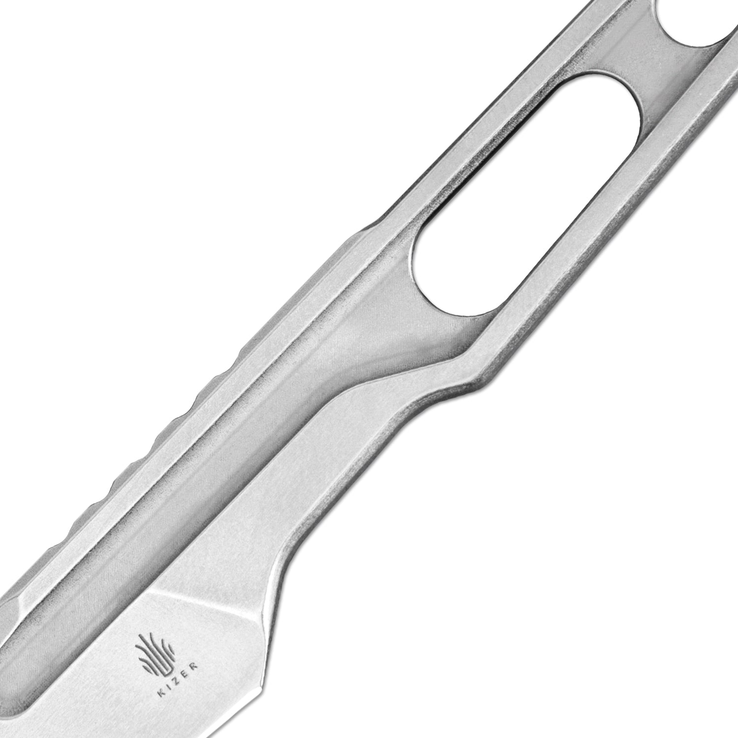 SCUTTLER 2.05 inch D2 Fixed Blade D2 Handle 1058A1-kizer