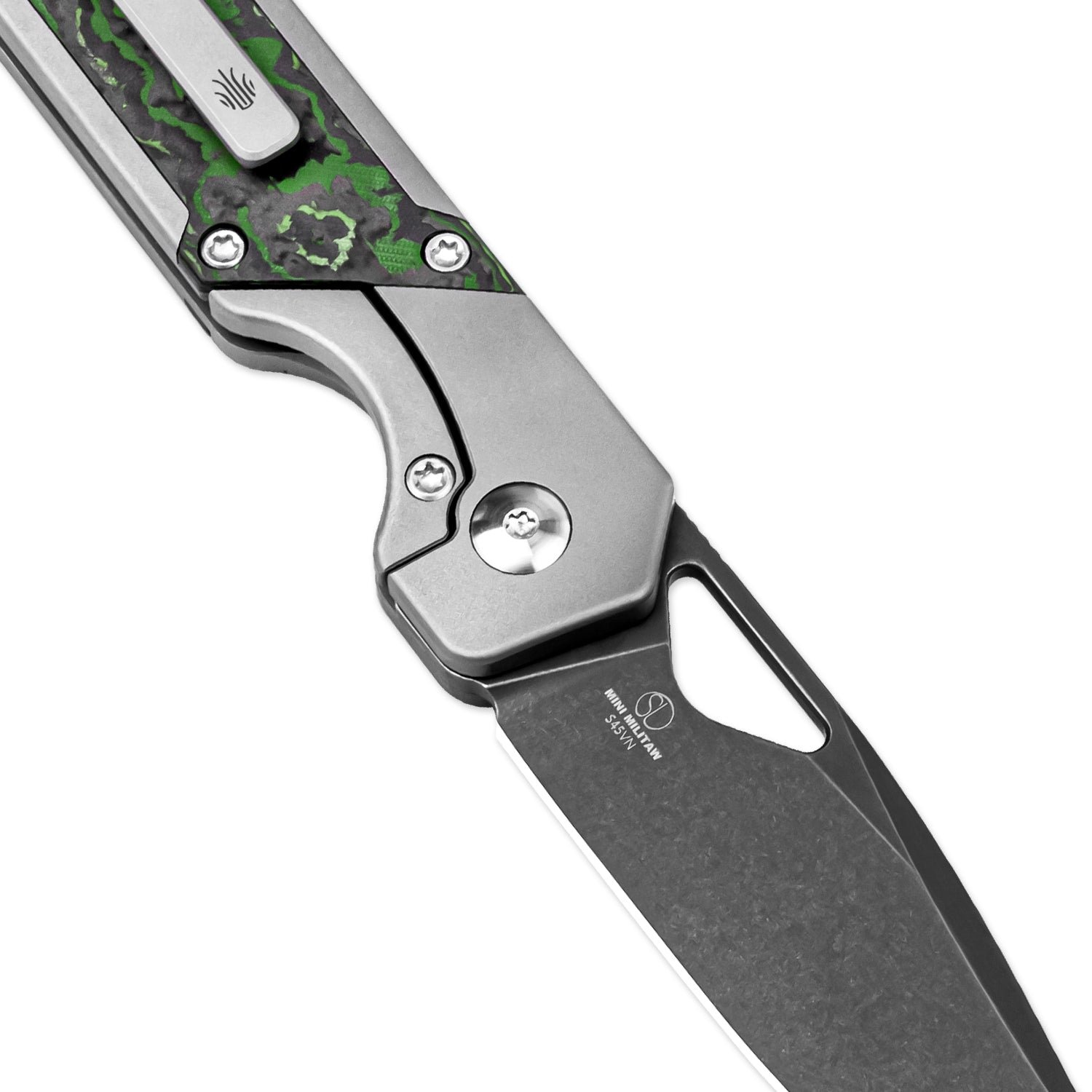 Mini Militaw® | S45VN | Titanium+Jungle Wear | KizerB™ 3634SA2