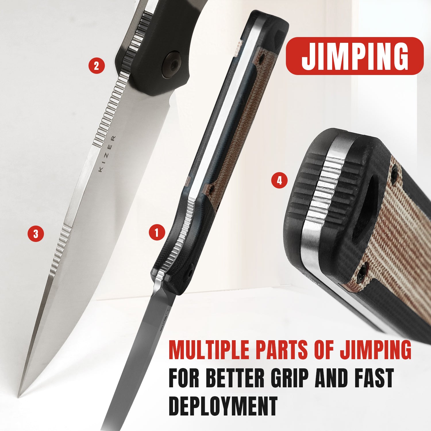 Militaw® | Nitro-V | G10+Micarta | KizerV™ 1067A2