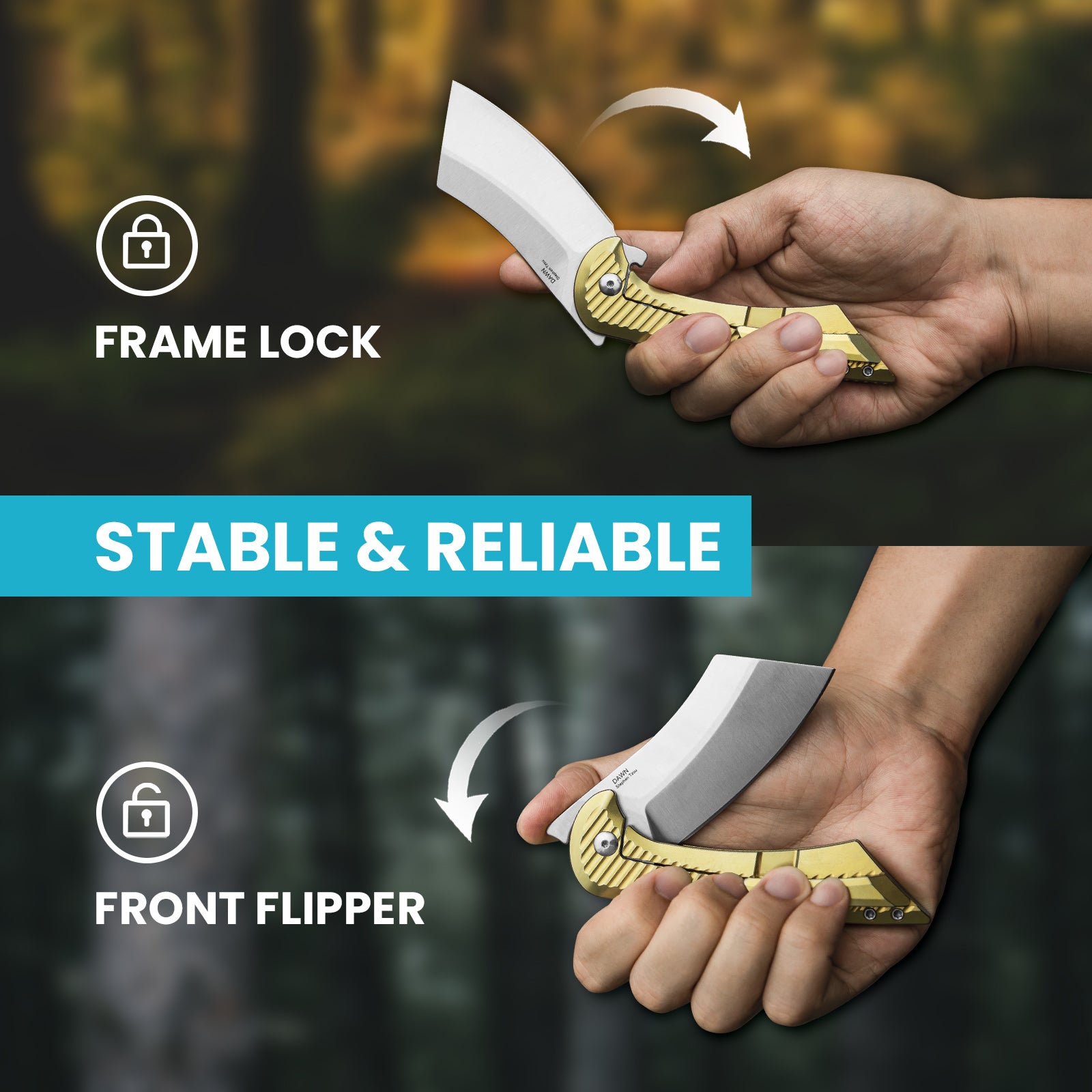 Dawn | S35VN | Titanium | Ki3673A1 | Exclusive