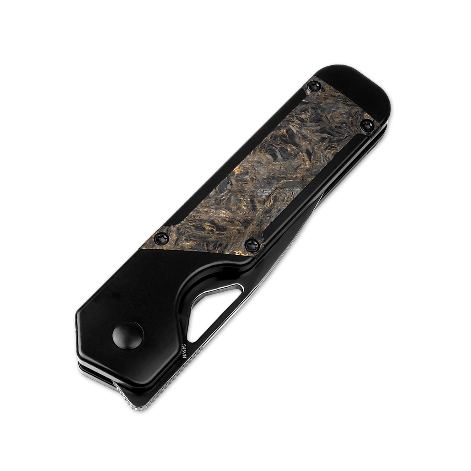 Militaw® | S45VN | Polished DLC | Titanium & Fatcarbon | KizerB™ 3634A3