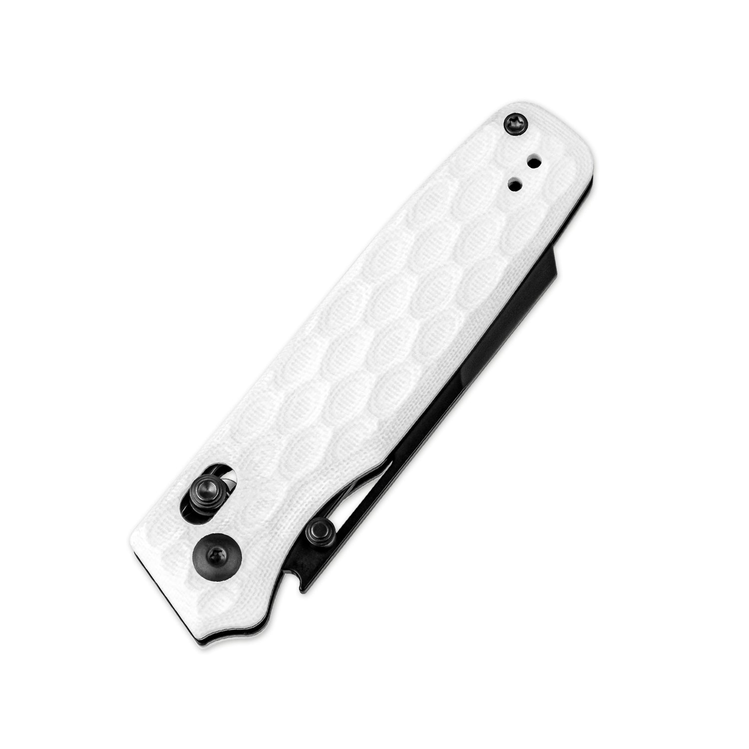 Task 3.04 inch NitroV Blade Clutch Lock White G10 Handle V3641A1-Kizer