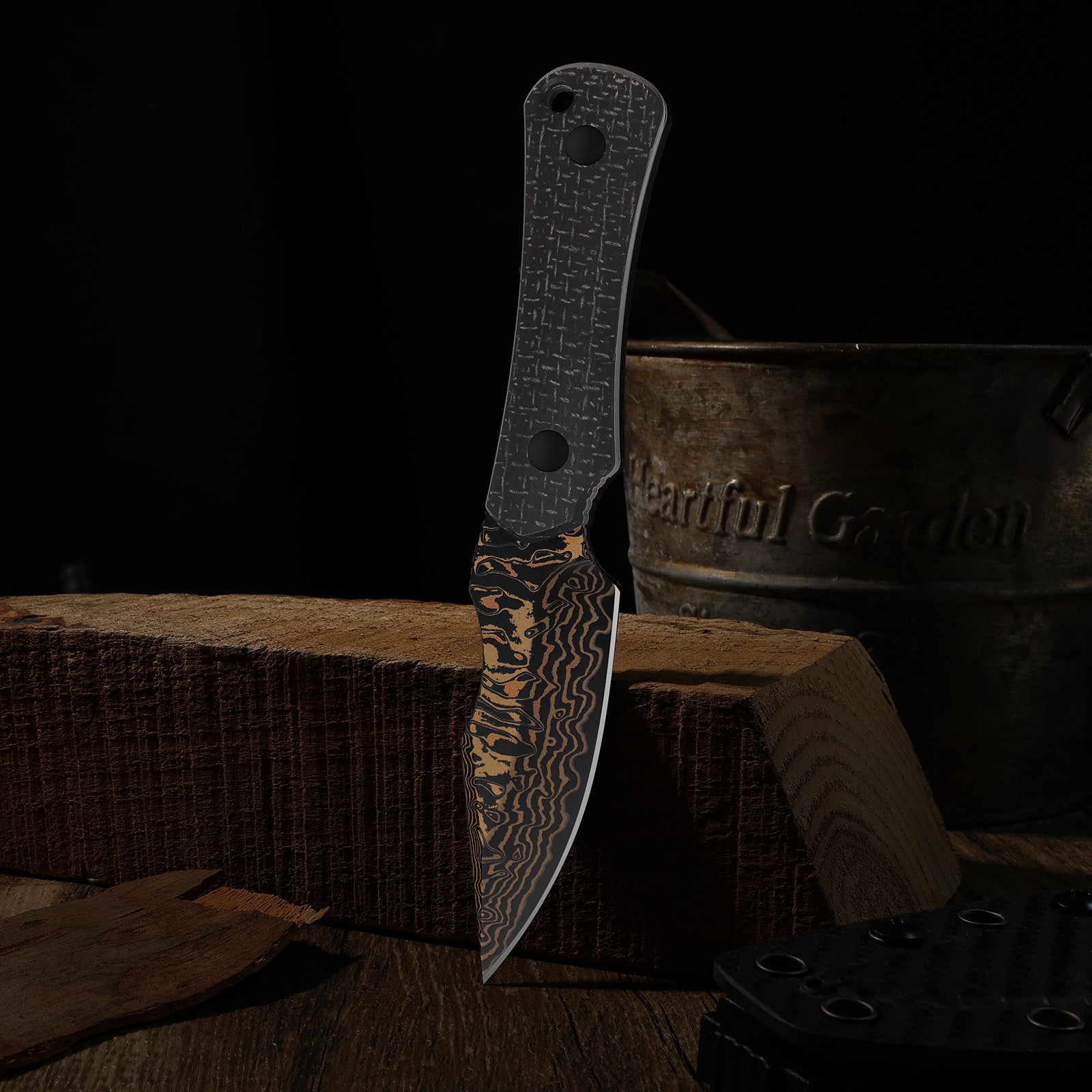 Bone | 3V + Matte DLC Ultra | Norplex UltreX™ Micarta | KizerB™ 1122A1