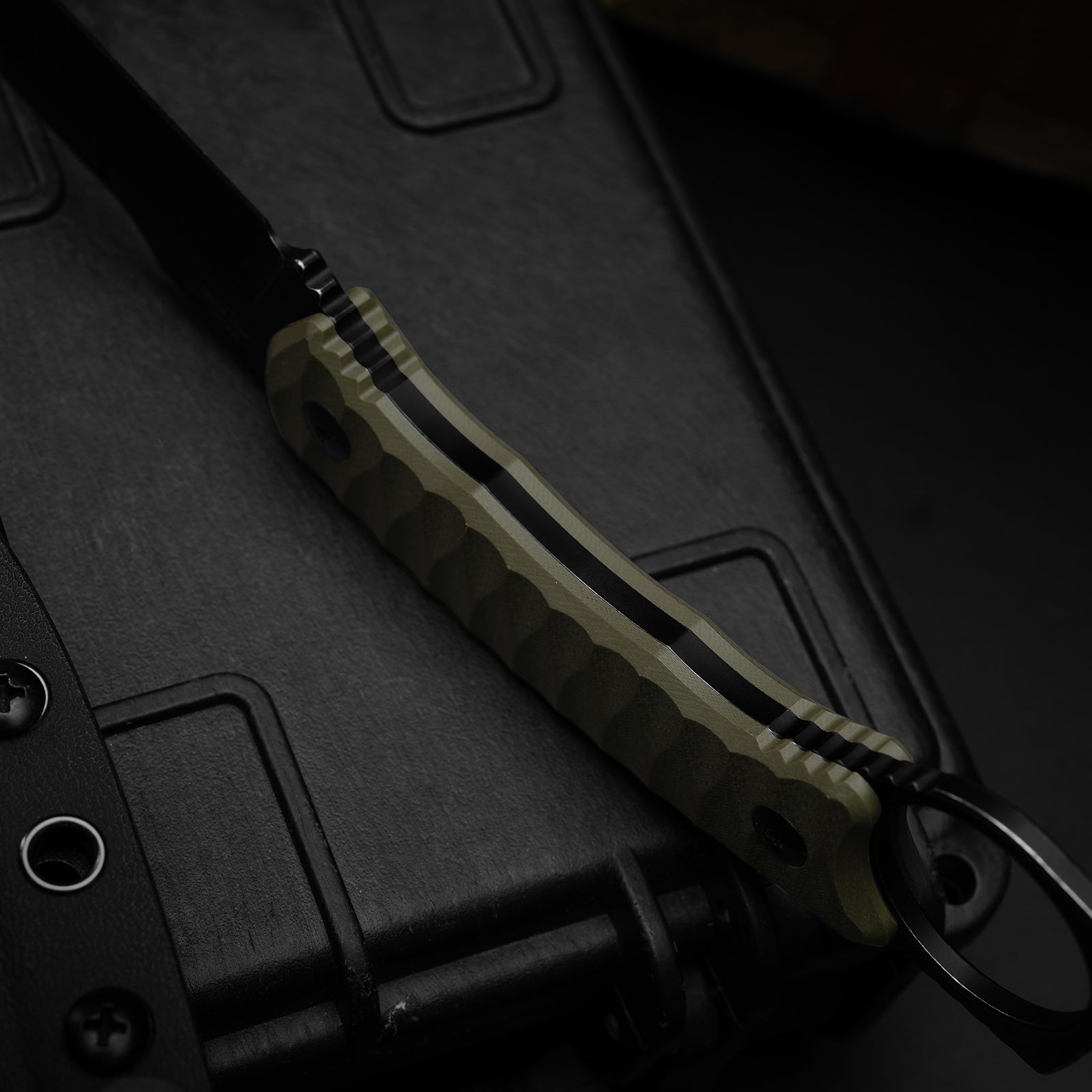 Billy Bones | Deep-Grooved G10 Handle｜Lightweight Tactical | AEB-L | Fixed Blade | KizerV™ 1115A1