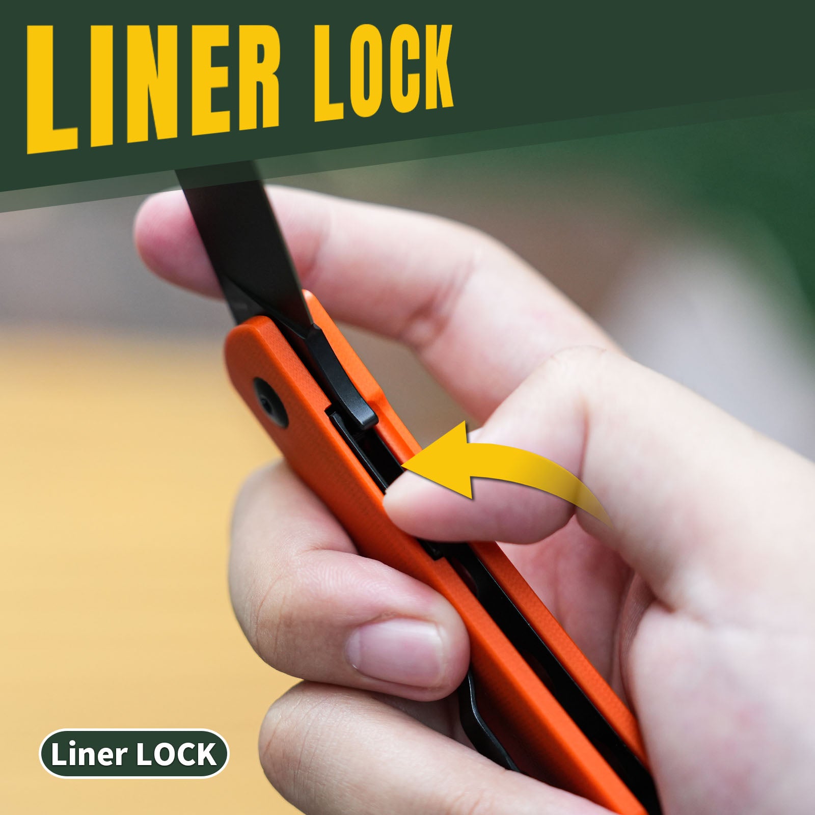 Yorkie | Nitro-V | Orange G10 - 2.58 " Black