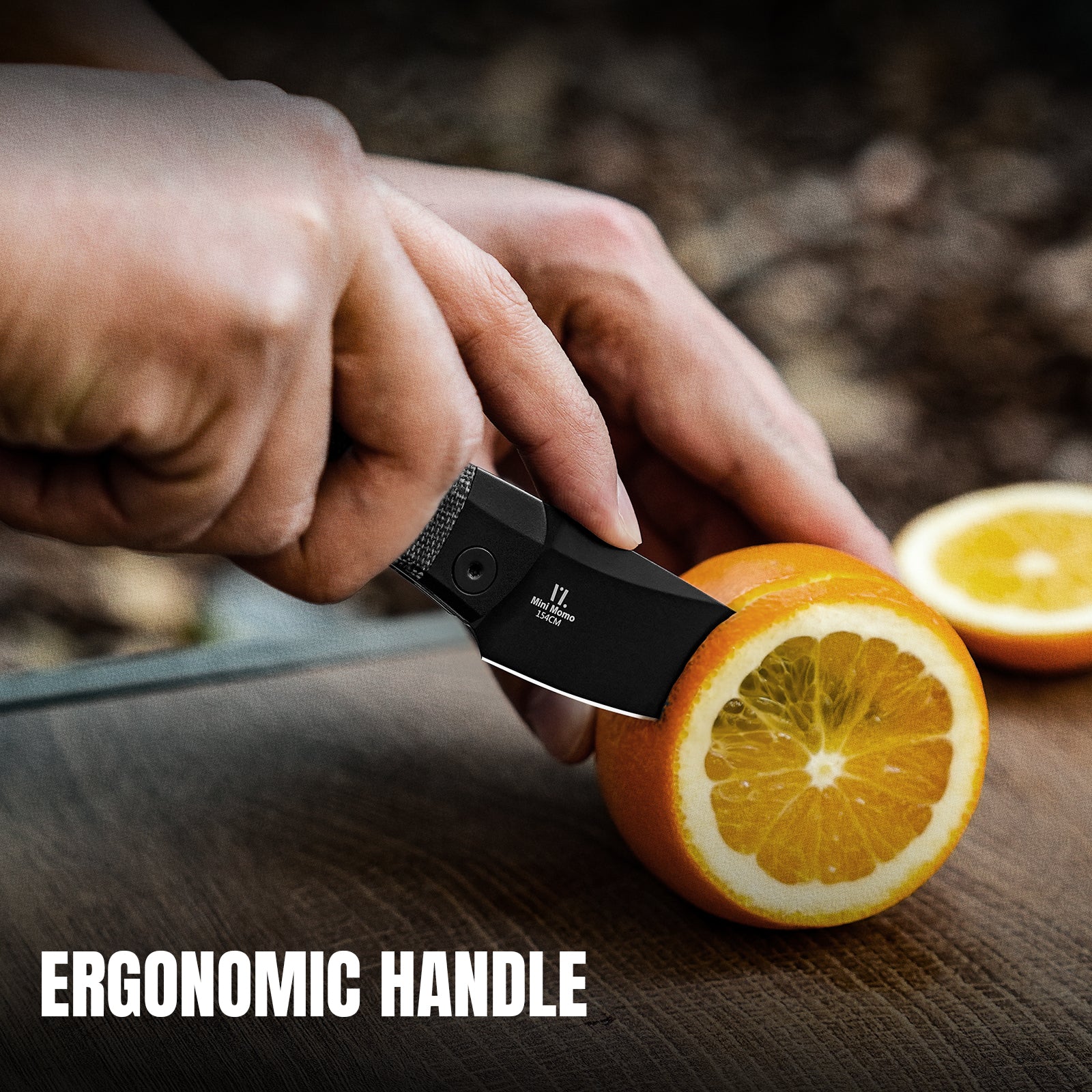 Mini Momo | 154CM | Aluminum+Micarta | KizerV™ 3663C2