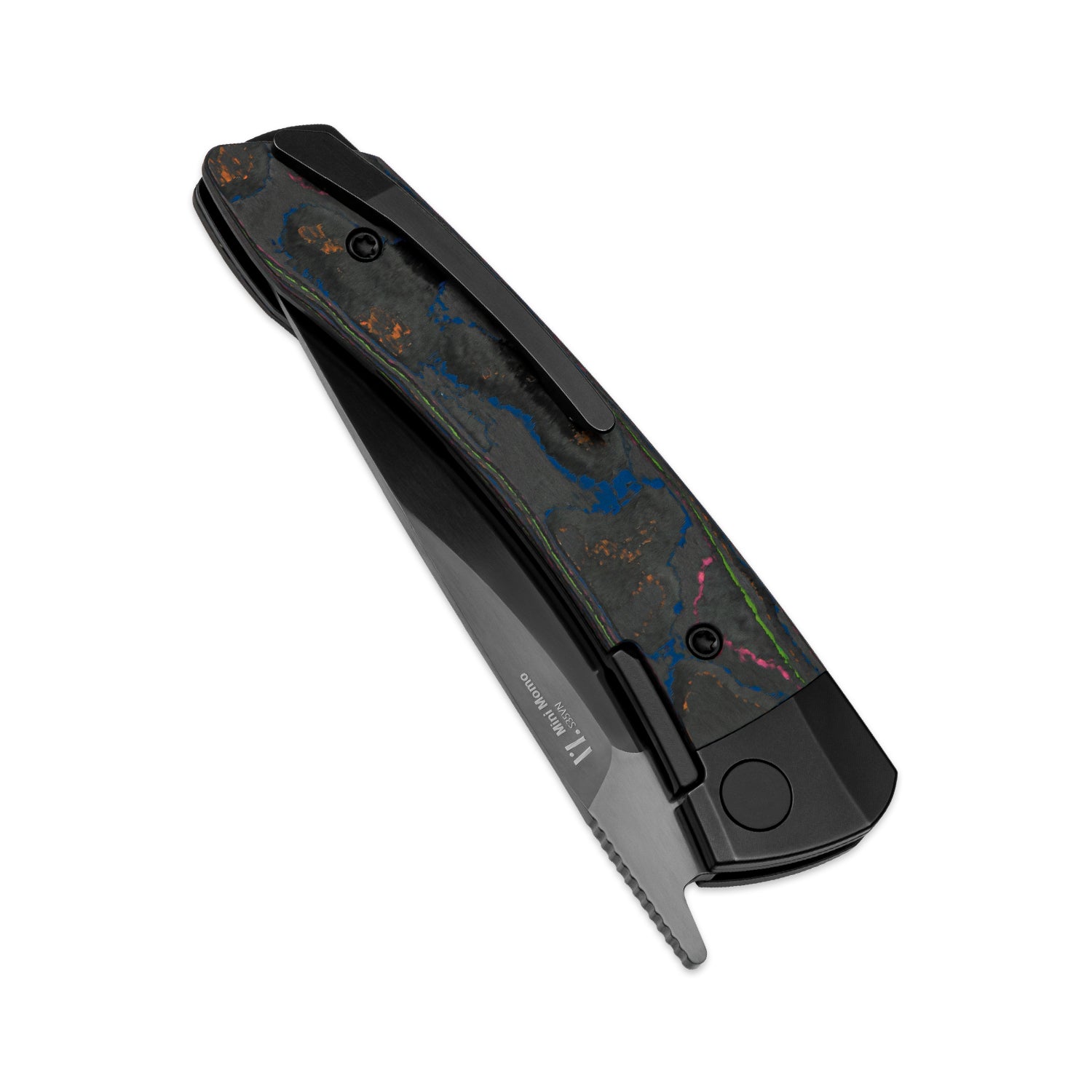 Mini MoMo | S35VN | Titanium+Camo Carbon 80‘s | Ki3663A2