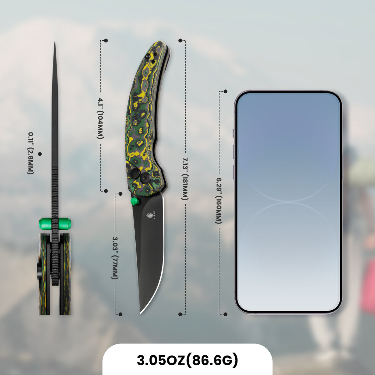Chili Pepper | S90V | Fatcarbon | Ki3601A1