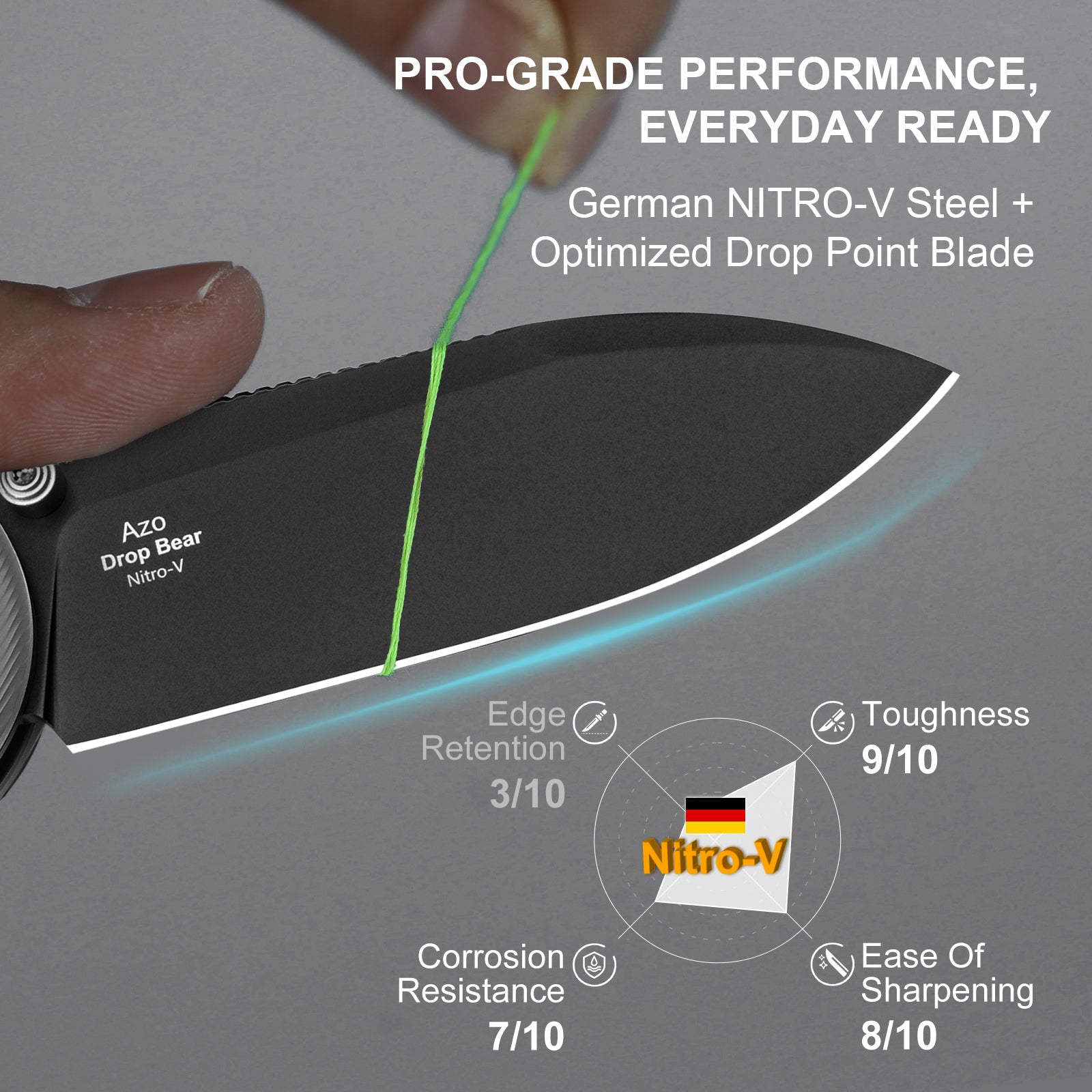 Drop Bear® | Kizer Clutch Lock™ | Nitro-V | Acrylic | KizerV™ 3619A11