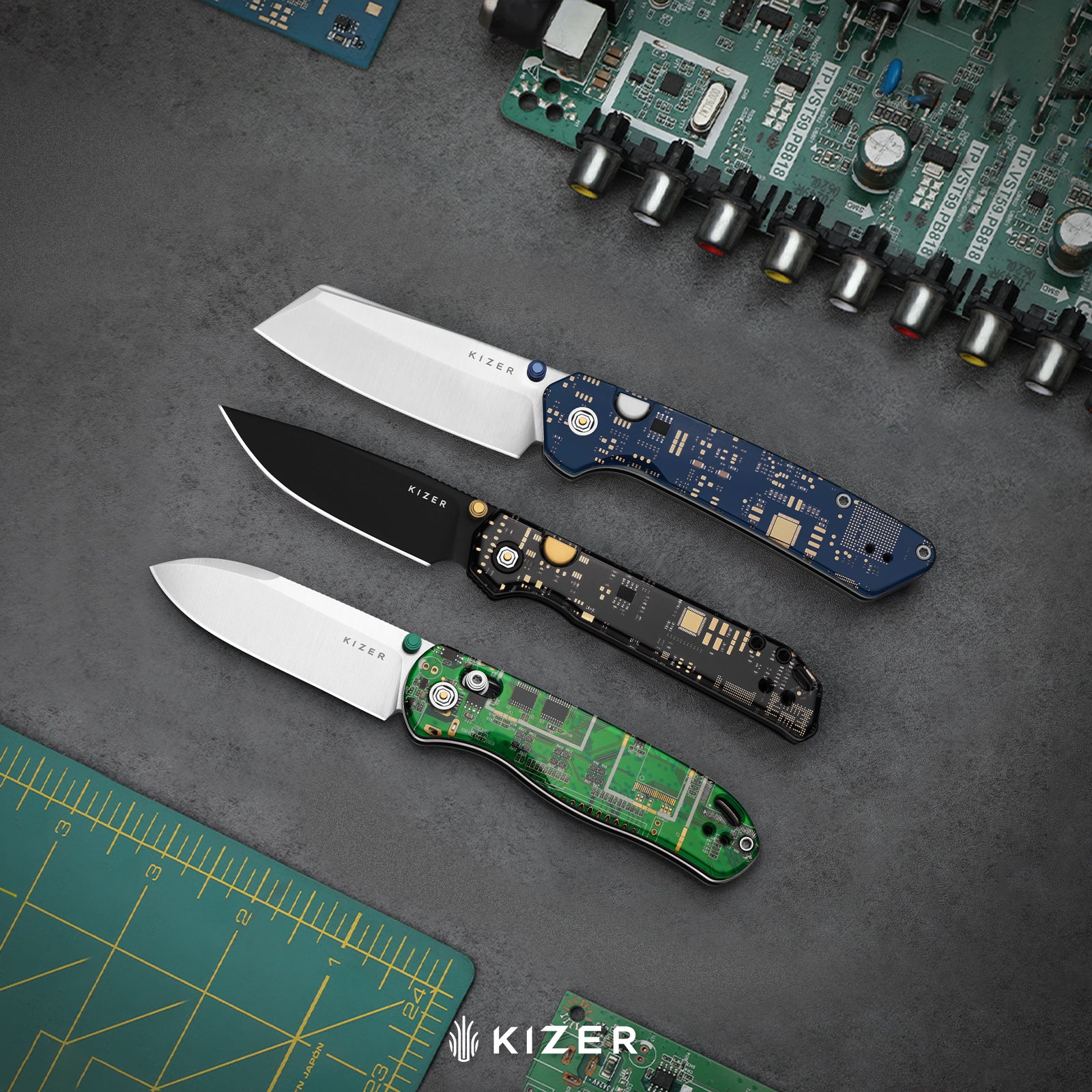 Drop Bear® | Kizer Clutch Lock™ | Nitro-V | Resin & PCB | Satin Finish | KizerV™ 3619A18