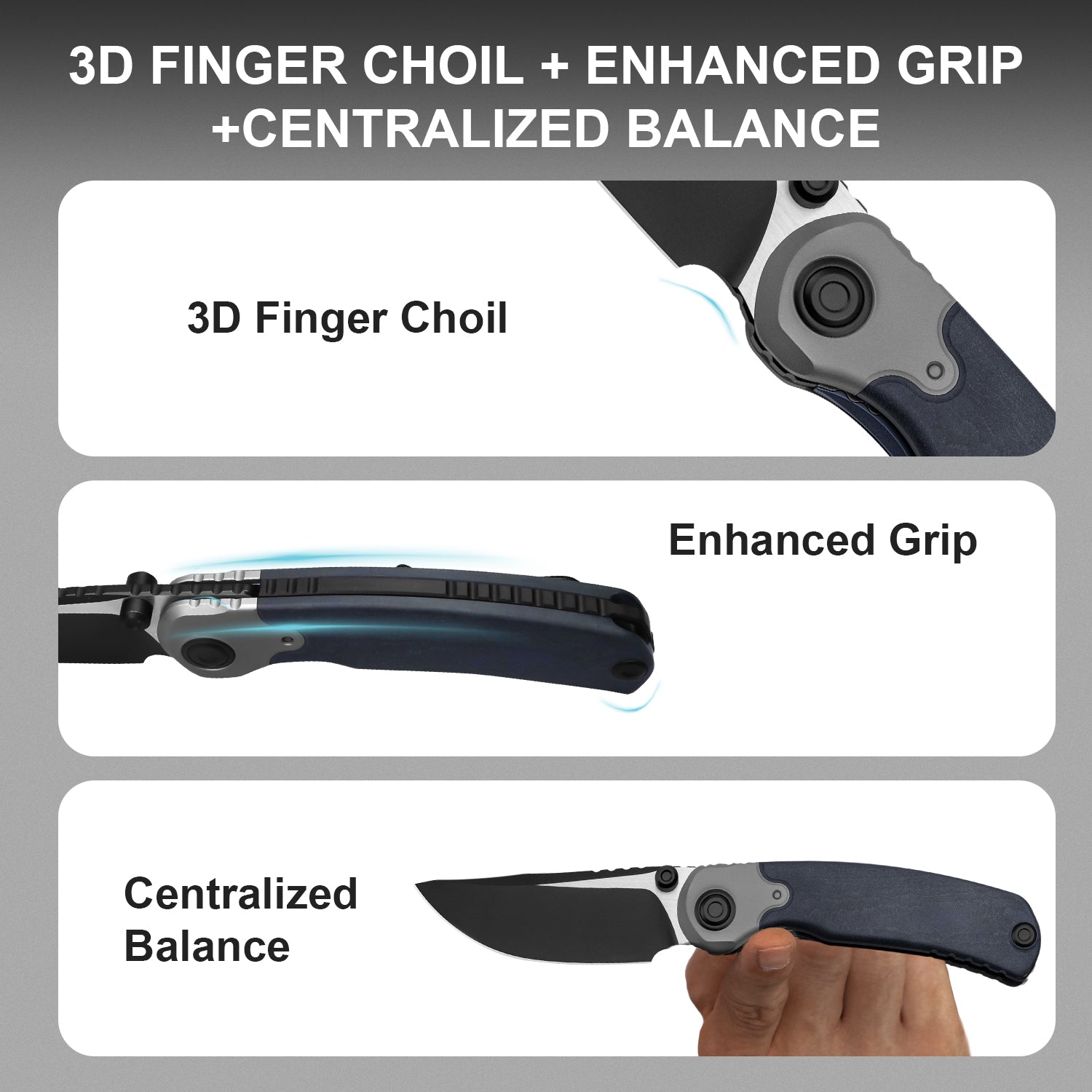 PIONEER | S35VN | Blue Canyon & Titanium | ZX-FK03A5 | KIZERX®