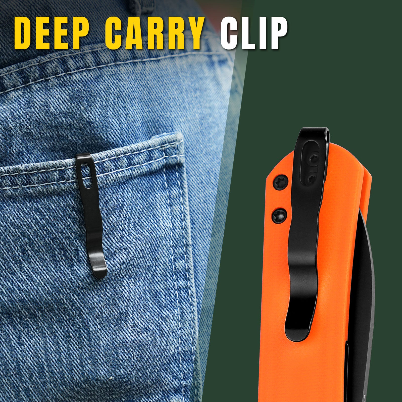 Yorkie | Nitro-V | Orange G10 - 2.58 " Black