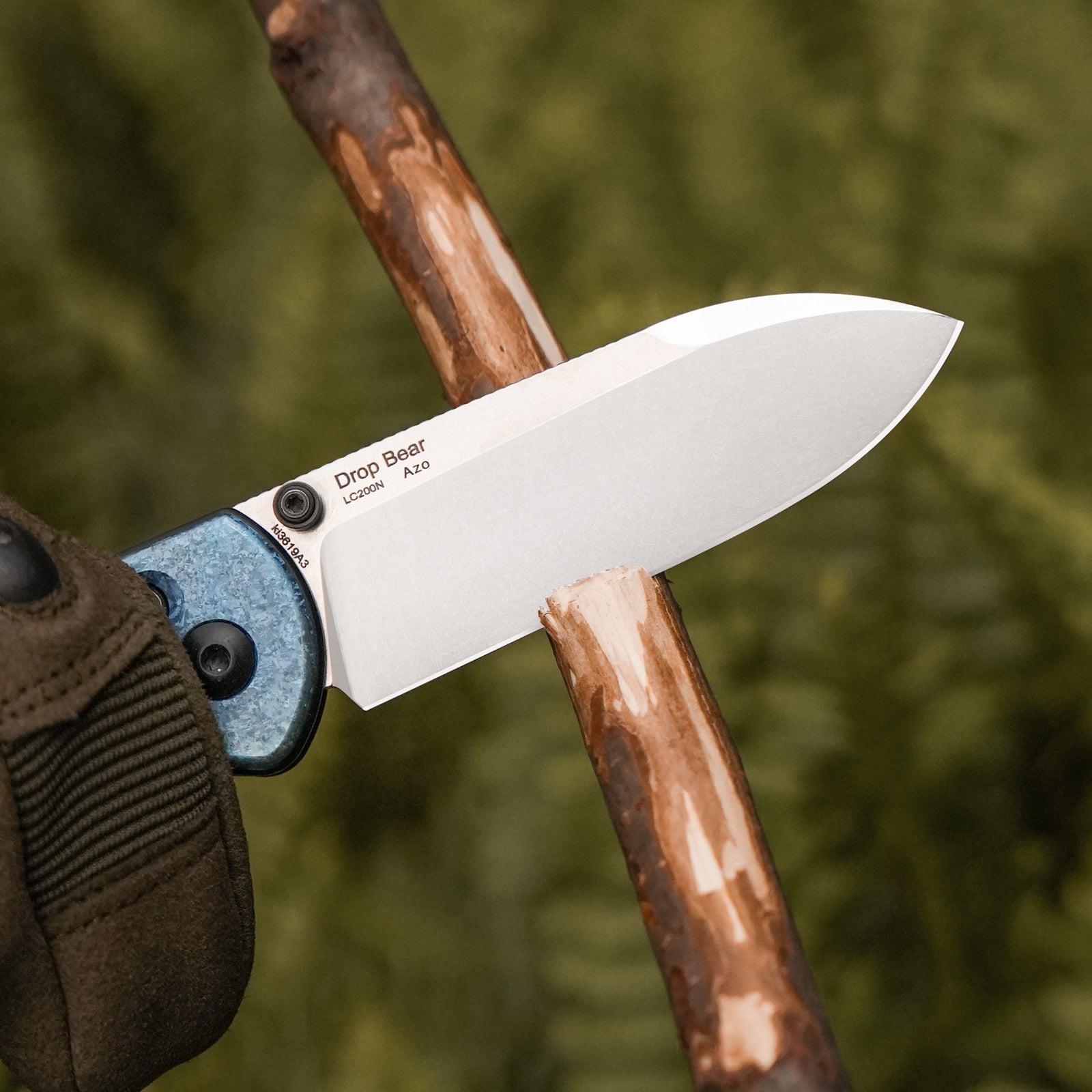 Drop Bear® | Kizer Clutch Lock™ | LC200N | Crystallized Titanium | KizerB™ 3619A3