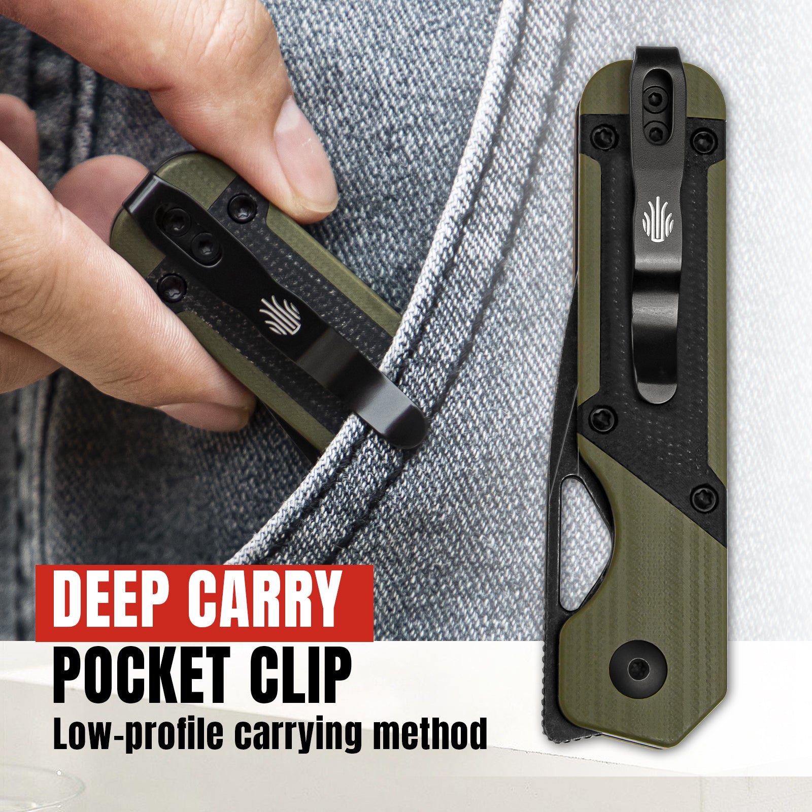 Mini Militaw® | Nitro-V | G10+Micarta | KizerV™ 3634SA5