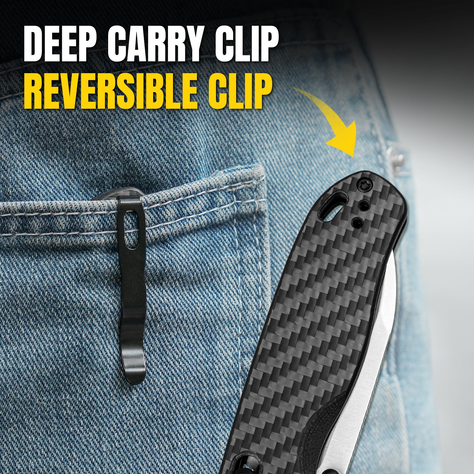 Drop Bear® | Kizer Clutch Lock™ | Nitro-V | 3K Carbon Fiber | KizerV™ 3619A3