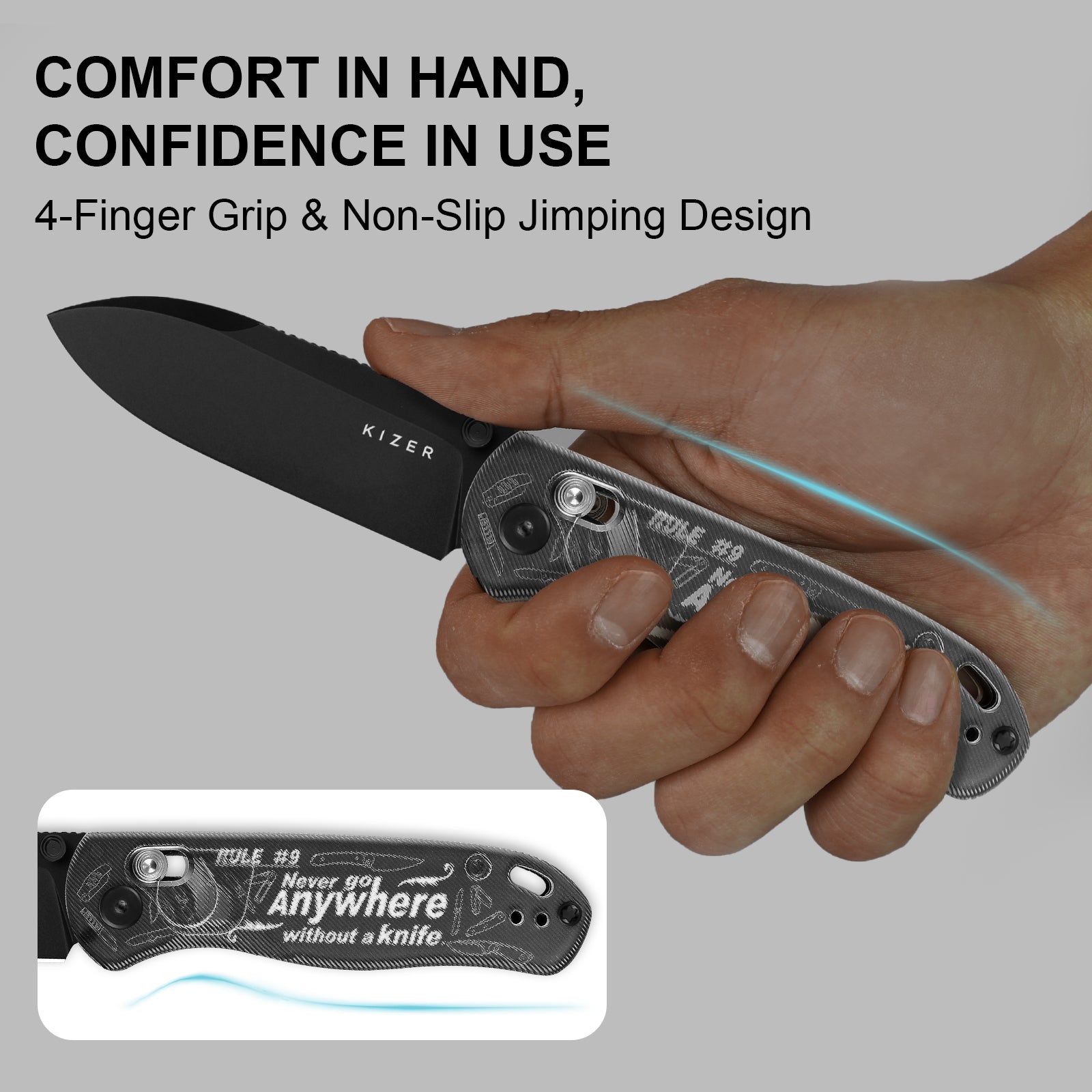 Drop Bear® | Kizer Clutch Lock™ | Nitro-V | Acrylic | KizerV™ 3619A14