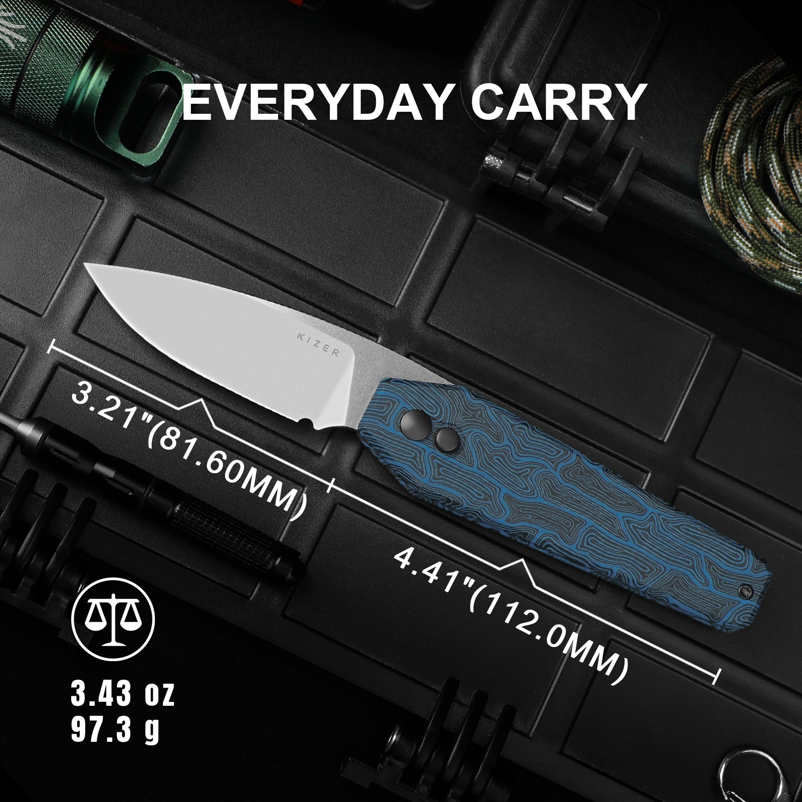 Tomb | Nitro-V | Damascus G10(BL & BK) | V3692A3