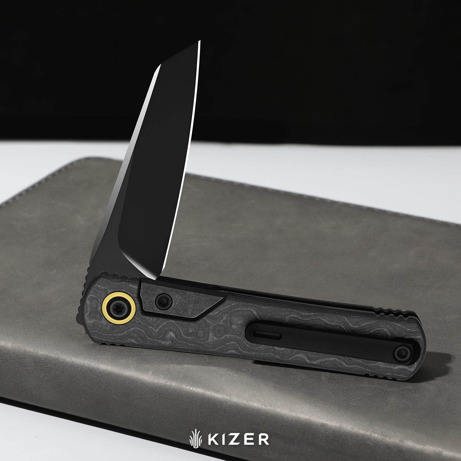 Feist 3 | CPM S90V + Polished DLC Ultra | Titanium (Matte DLC Ultra) &