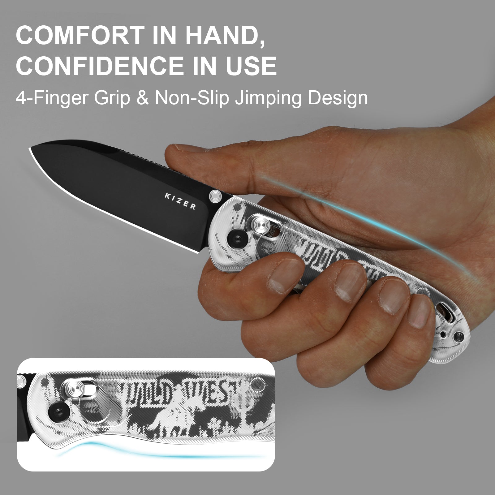 Drop Bear® | Kizer Clutch Lock™ | Nitro-V | Acrylic | KizerV™ 3619A15