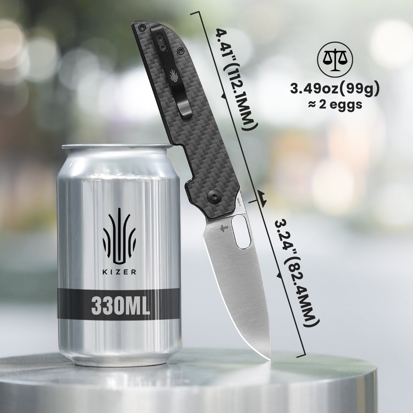 Varatas | Nitro-V | G10 Carbon Fiber | V3637A2