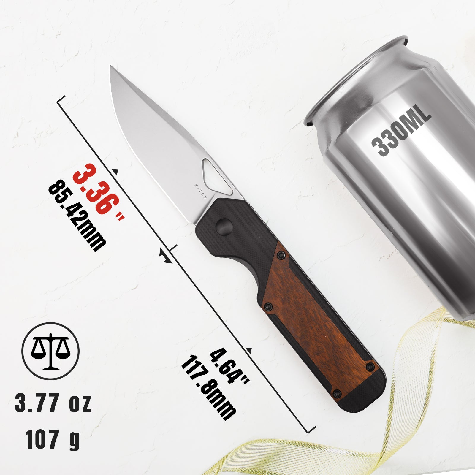 Militaw® | 154CM | G10+Mkuruti | KizerV™ 3634C2