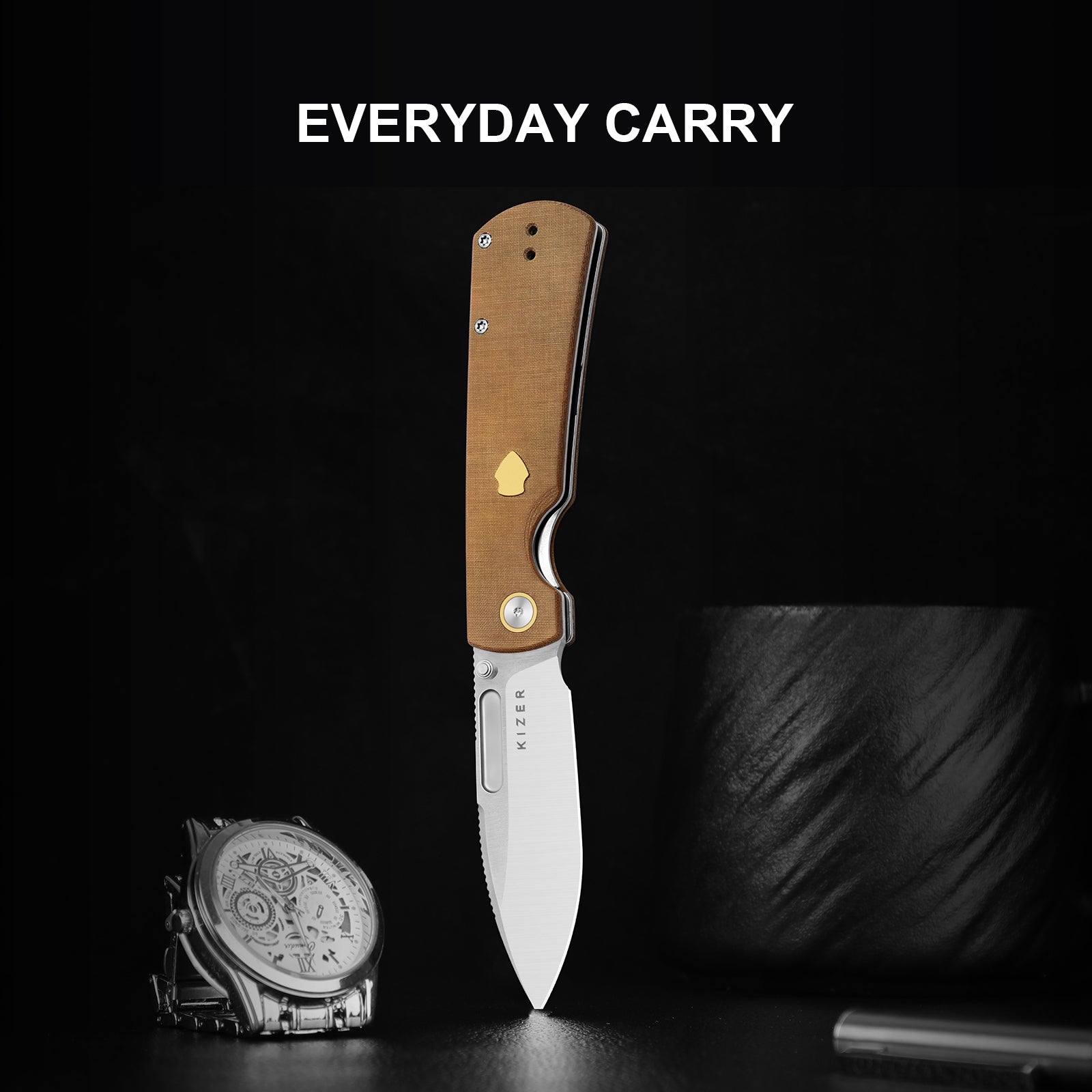 Retro | Nitro-V | Micarta & Brass | V4726A1