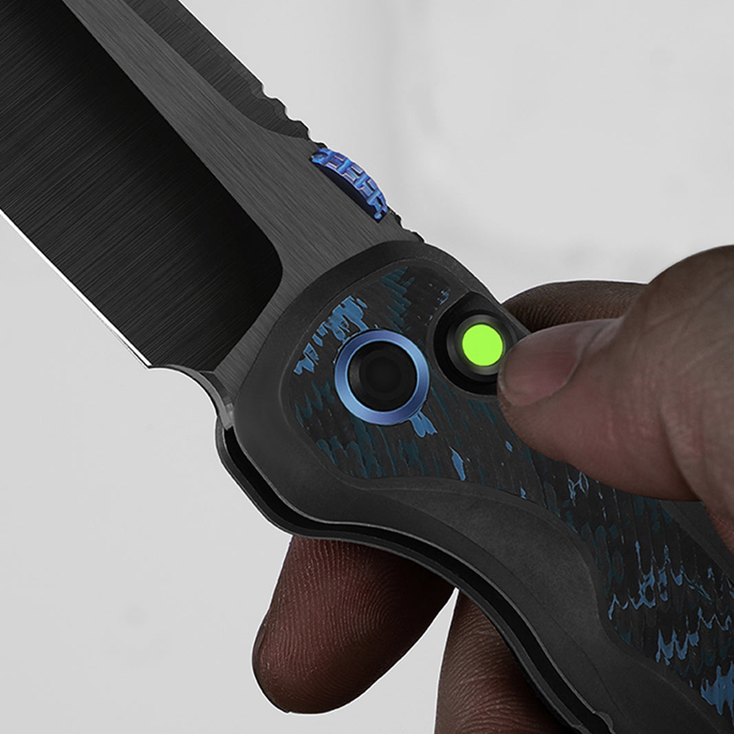 Mithril | KineticFit™ Button Lock | M390 + DLC Ultra + Hand-Brushed |