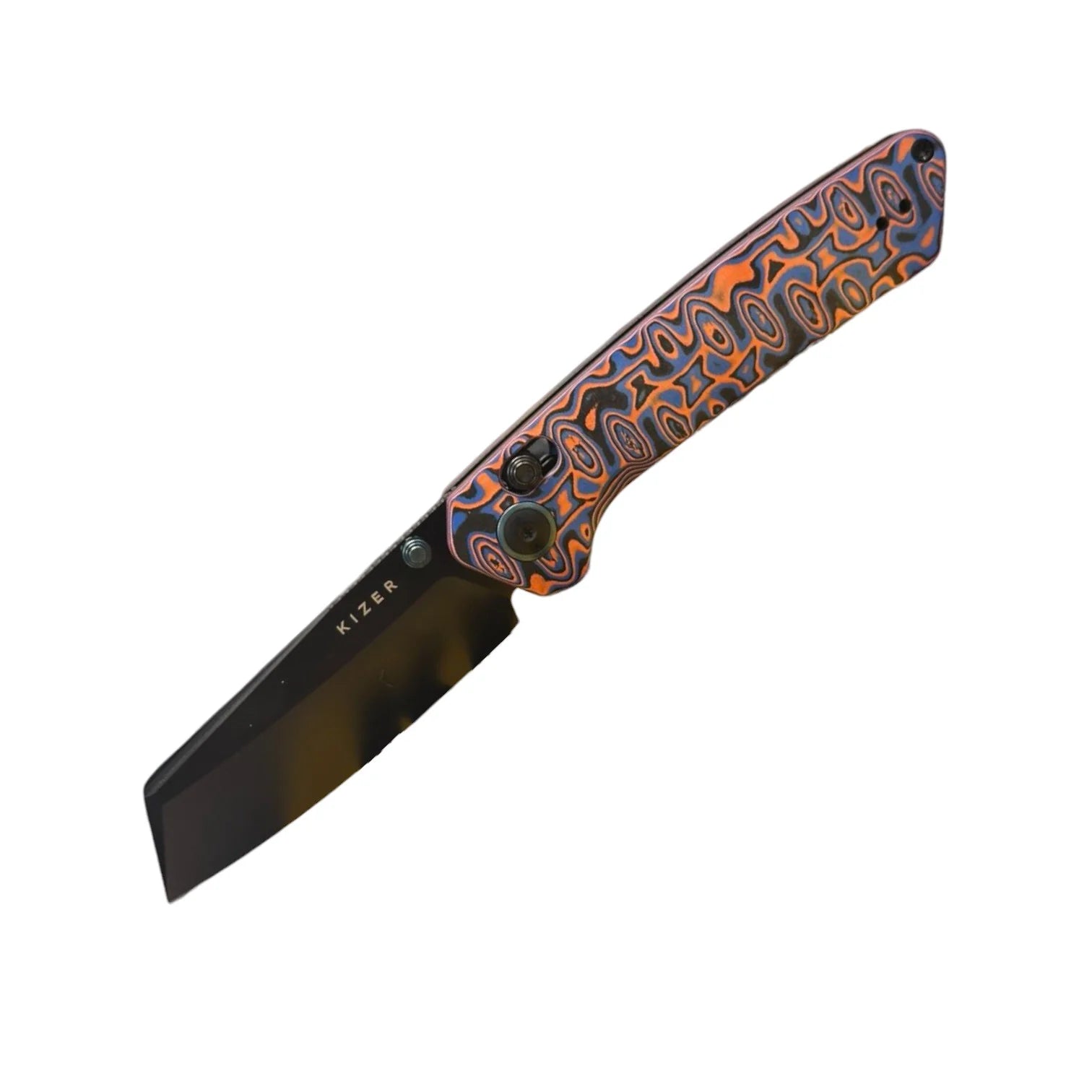 Kizer Madrac Blade City Exclusive – Nitro-V Black Blade & Vortex Micarta Handle