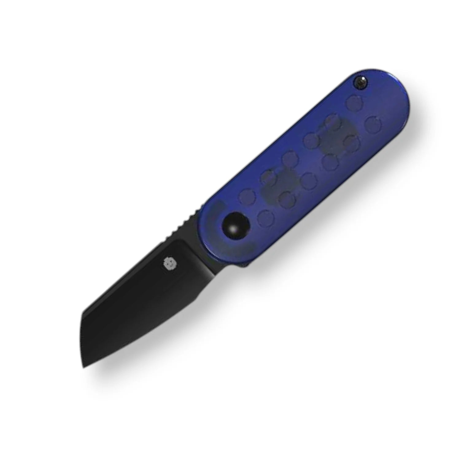 Kizer Mini Bay Blade City Exclusive Blue Folding Knife – Transparent Acrylic Handle /50