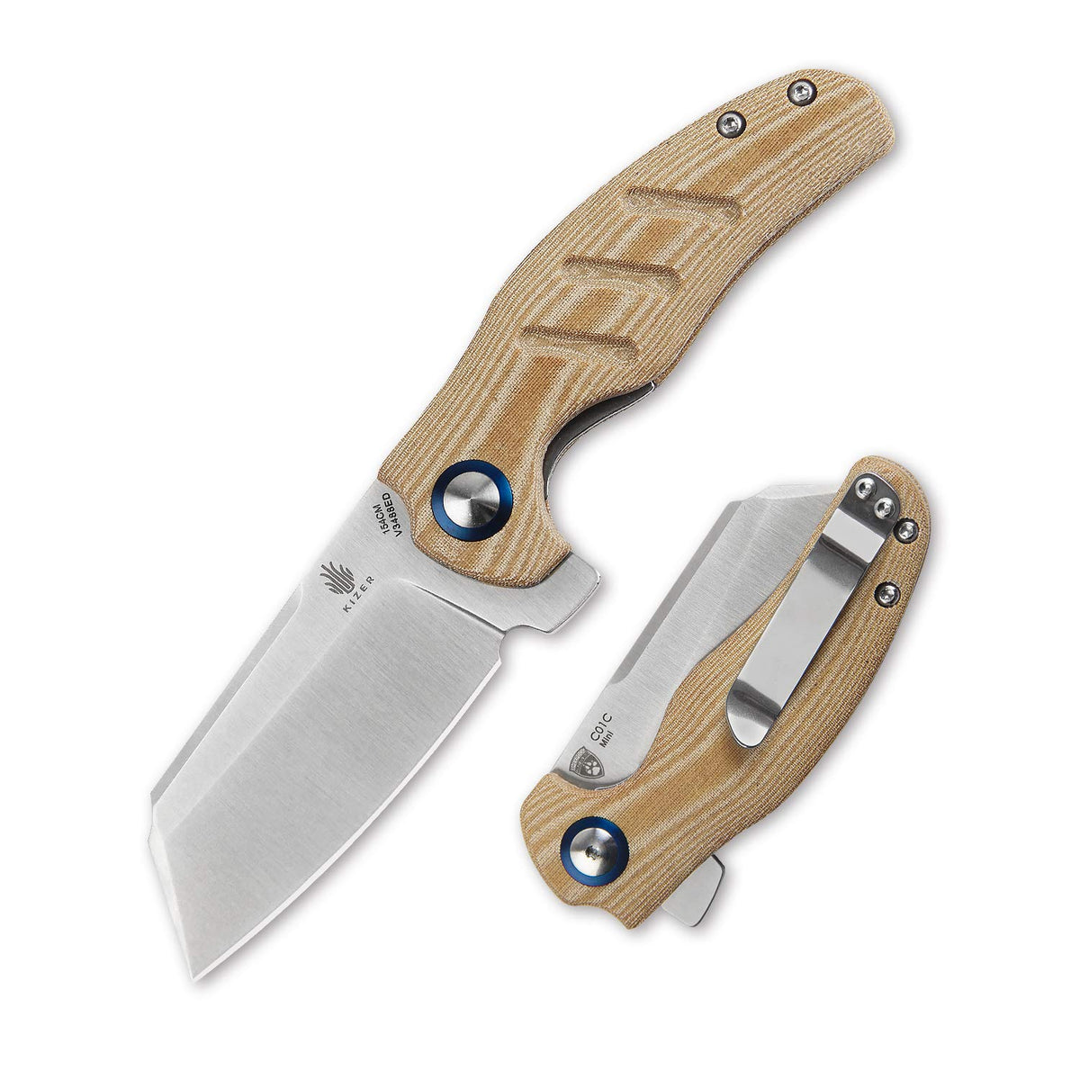 Mini C01C | 154CM | Micarta | V3488ED