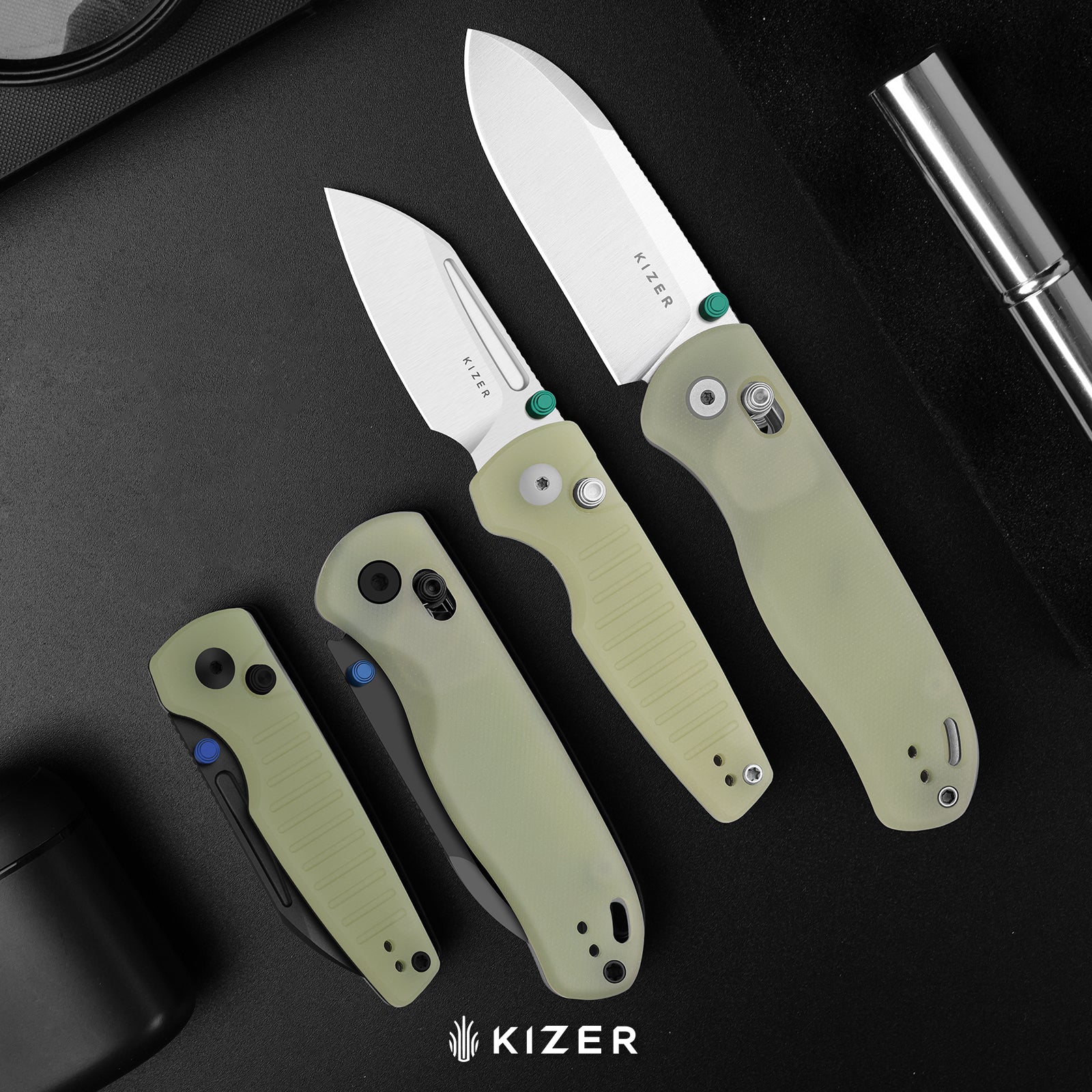Parakeet | GID G10 Handle | Kizer Button Liner Lock™ | Nitro-V | Kizer