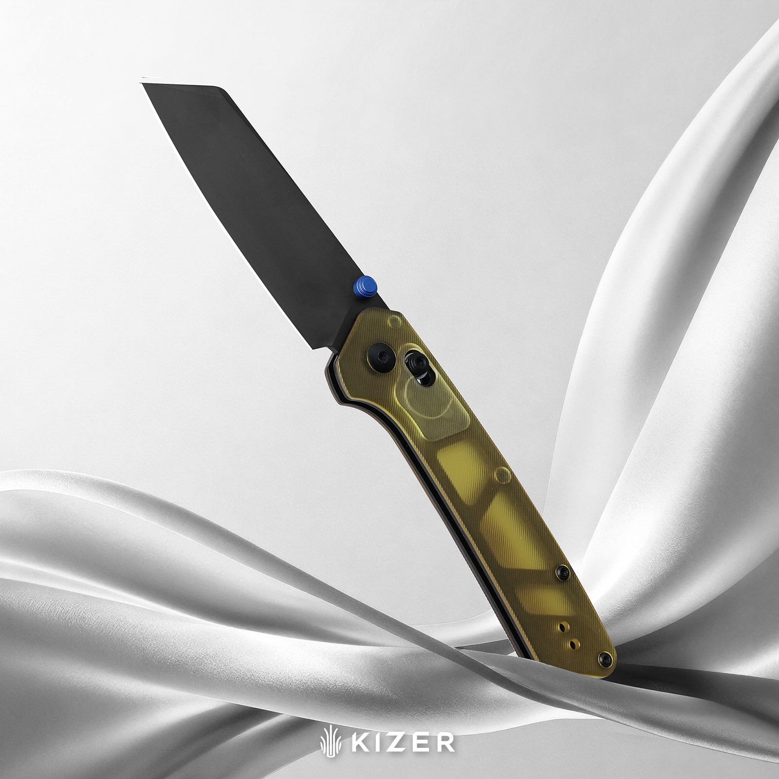 Madrac CL AirTi | Kizer Clutch Lock™ | M390 | Aluminum | Satin | KizerB™ 3693ACS1