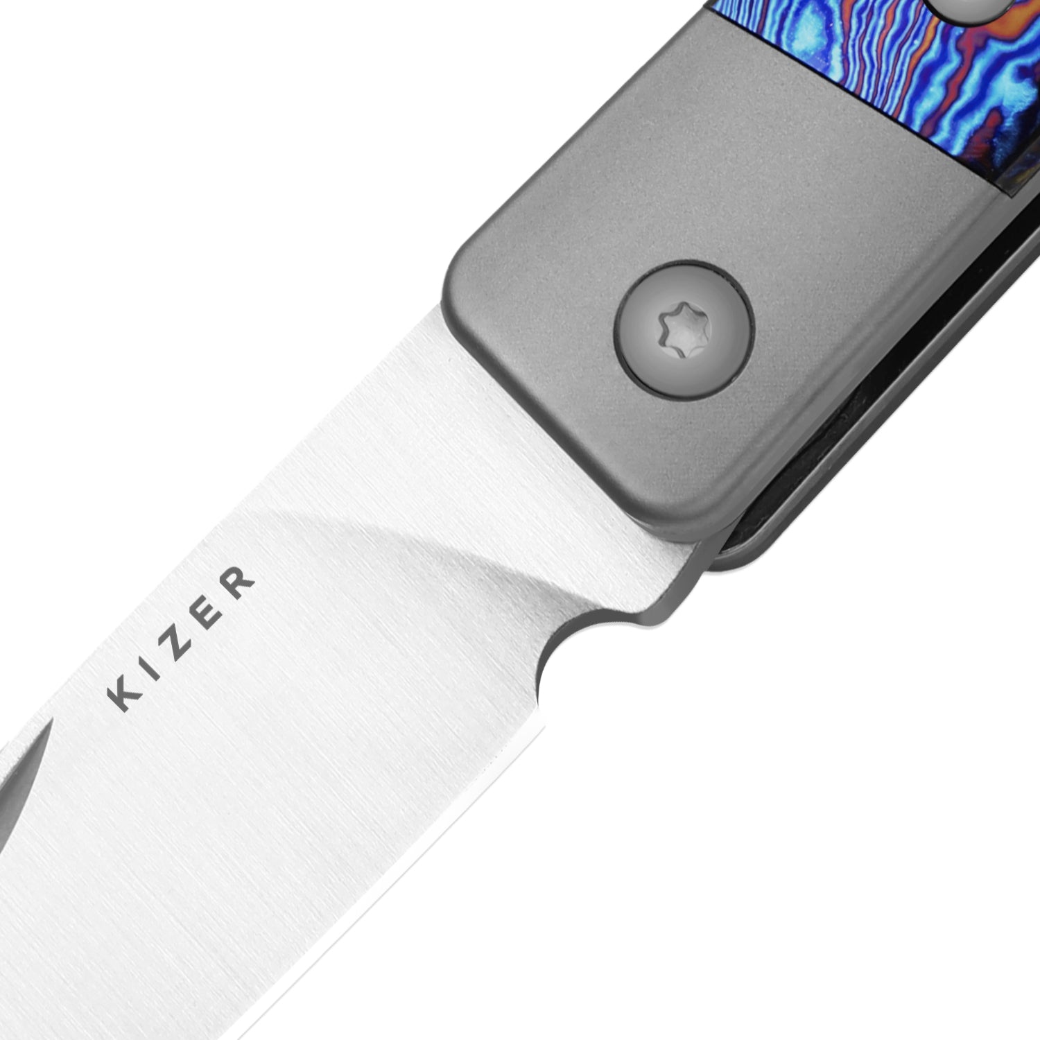 KTF★ピクシー★スーパーフィネス★左ハンドル★パープル★PX68L★ダイワ★ Kubey Nova Frame Lock Folding Knife Purple Titanium Handle 14C28N